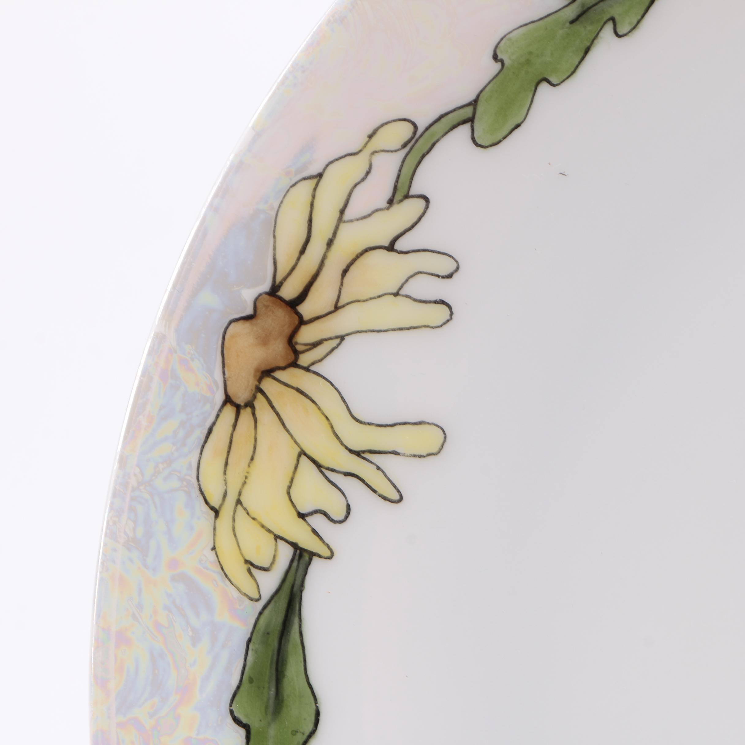 Circa 1920s Porcelain Plates Featuring Rosenthal