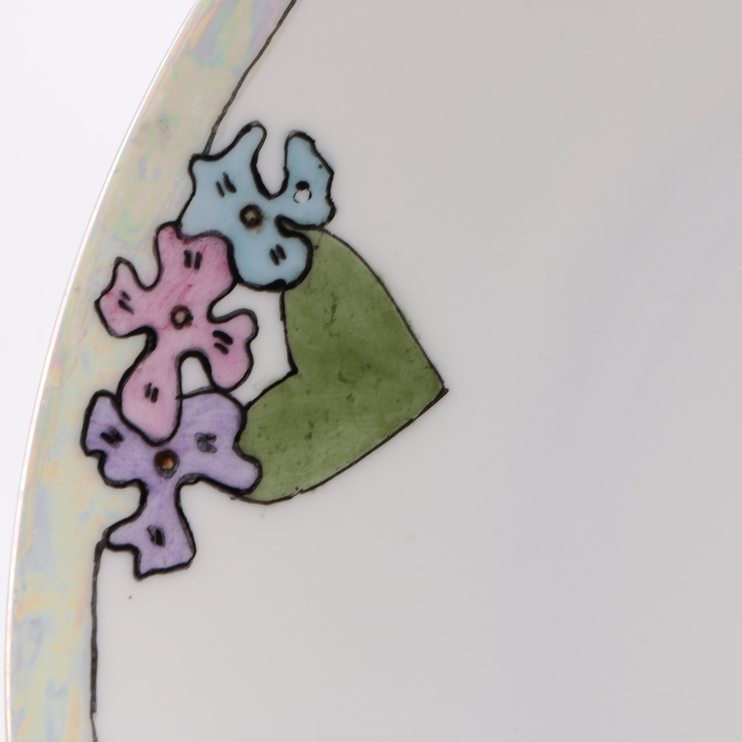 Circa 1920s Porcelain Plates Featuring Rosenthal