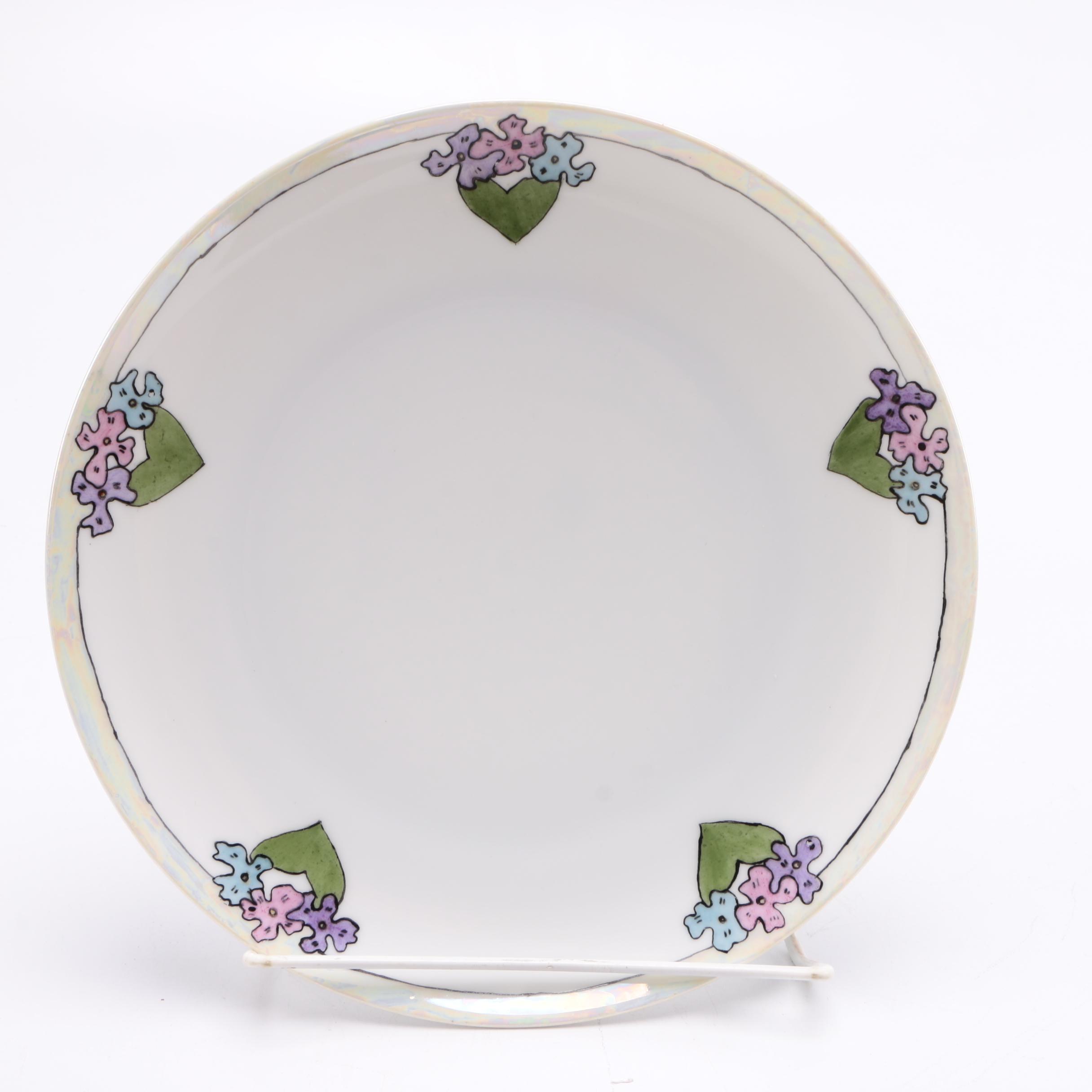 Circa 1920s Porcelain Plates Featuring Rosenthal
