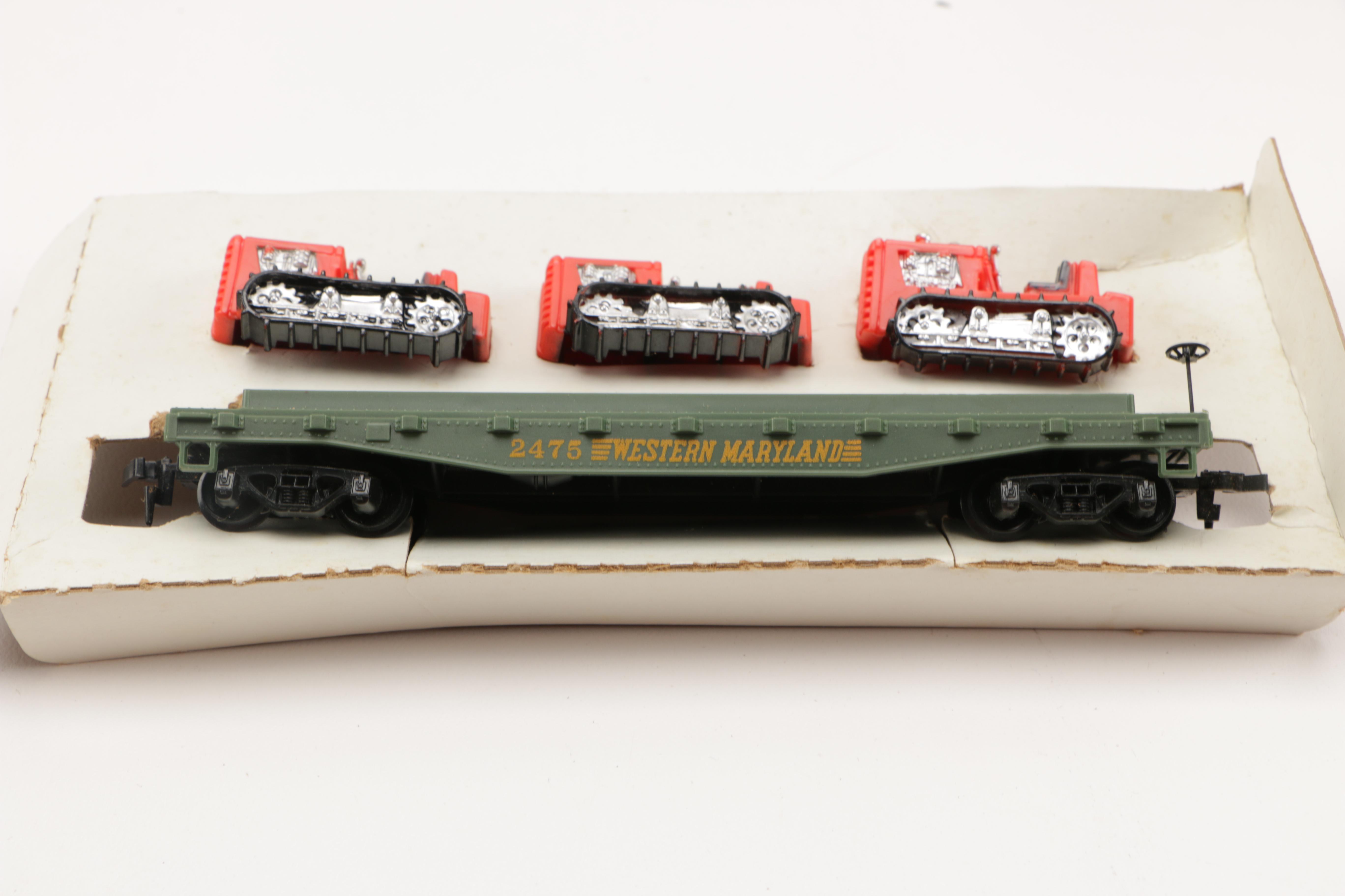 1970s Tyco Model Train Cars and Accessories