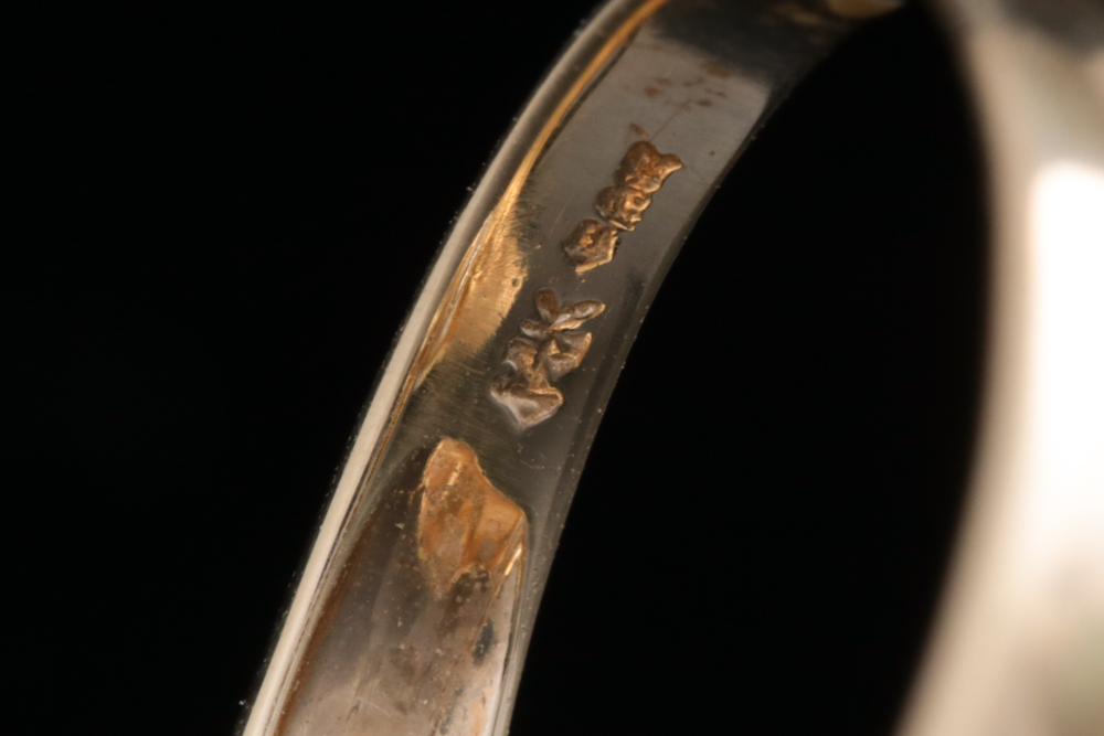 14K Two-Tone Gold, Pearl and Diamond Ring