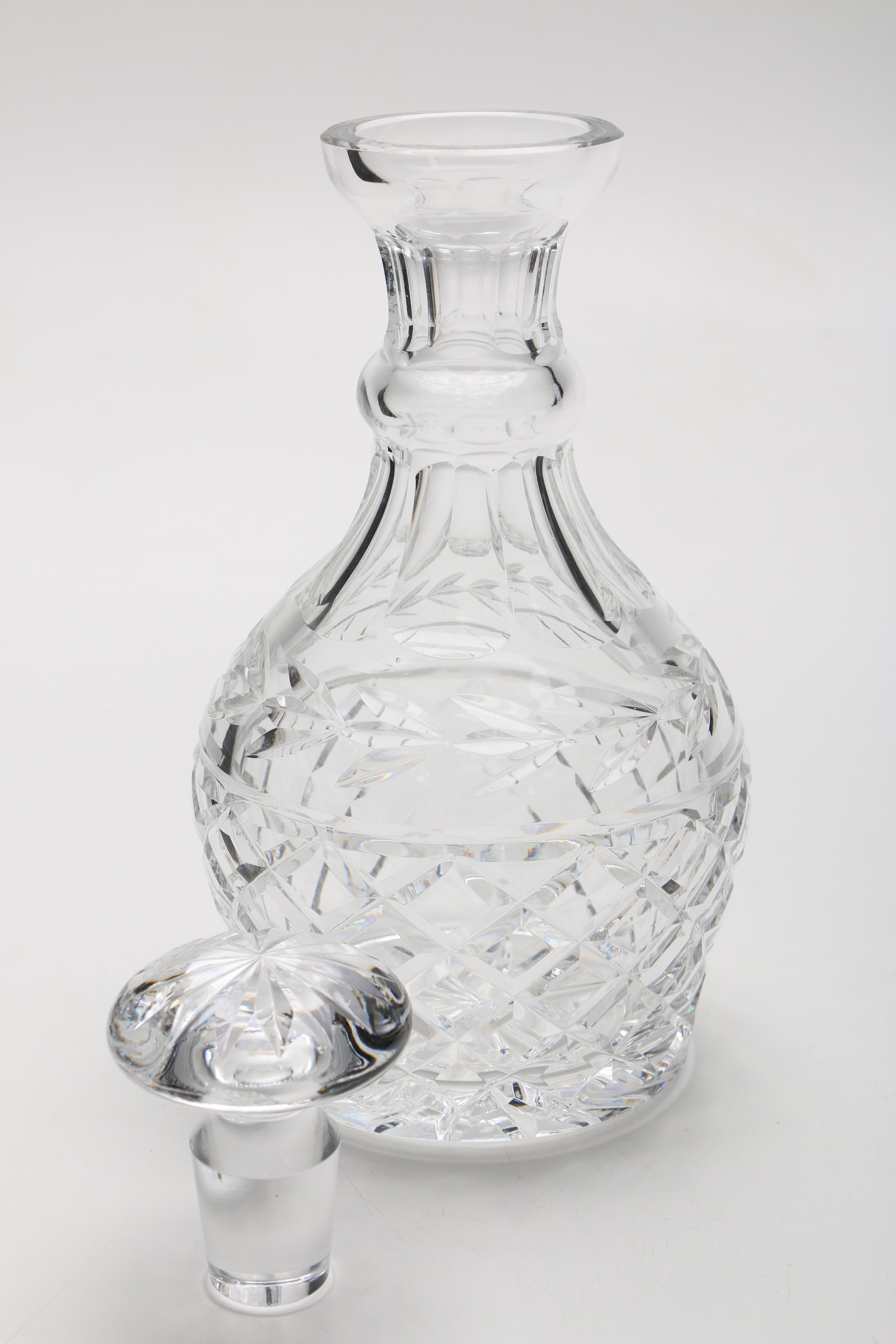 Waterford Crystal Decanter with Glasses