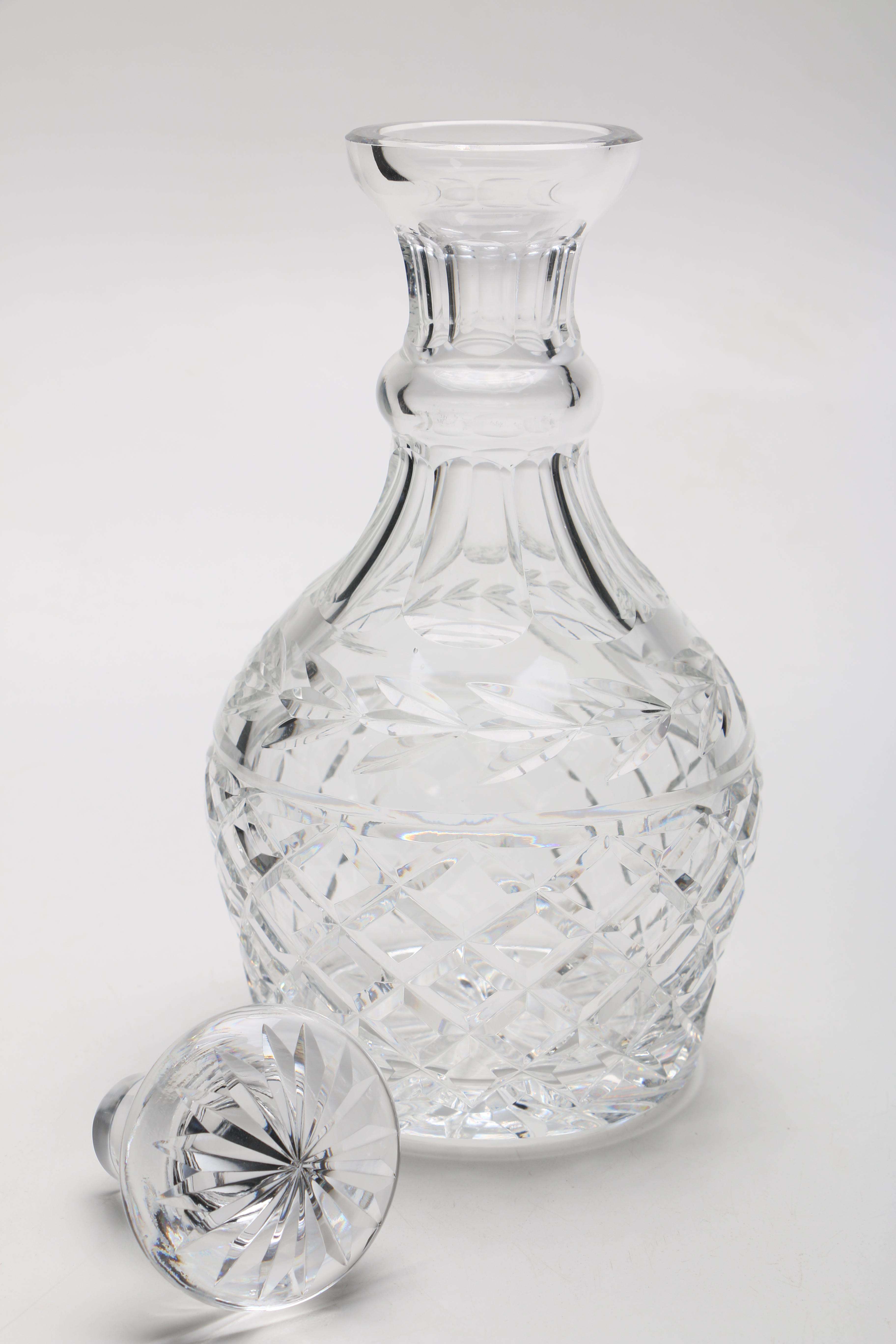 Waterford Crystal Decanter with Glasses