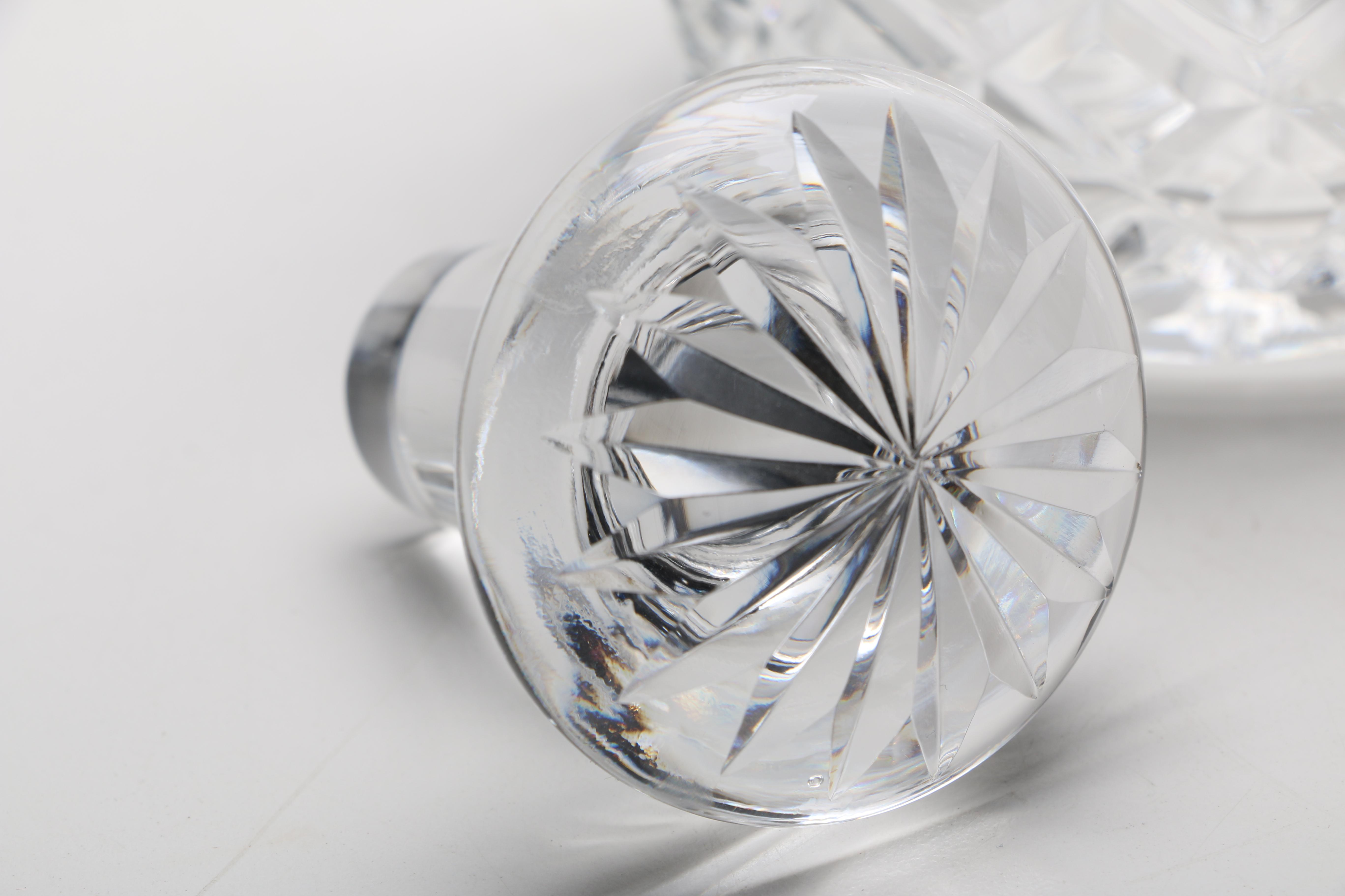 Waterford Crystal Decanter with Glasses