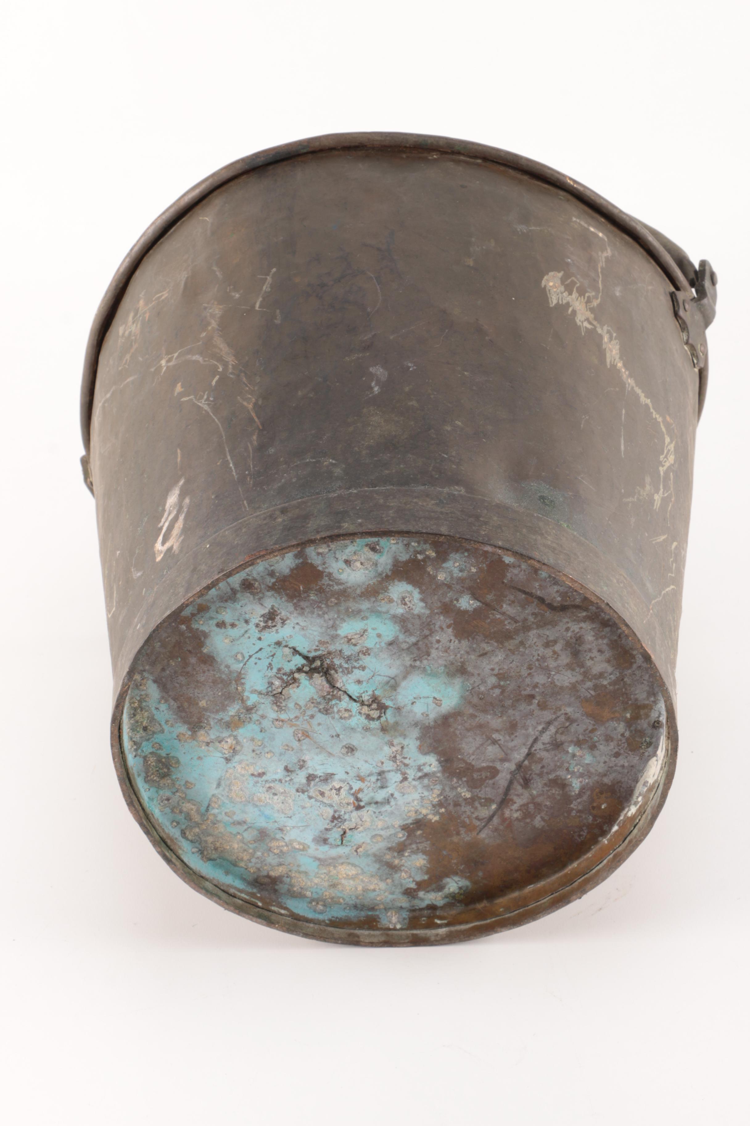 Vintage to Antique Metal Bucket