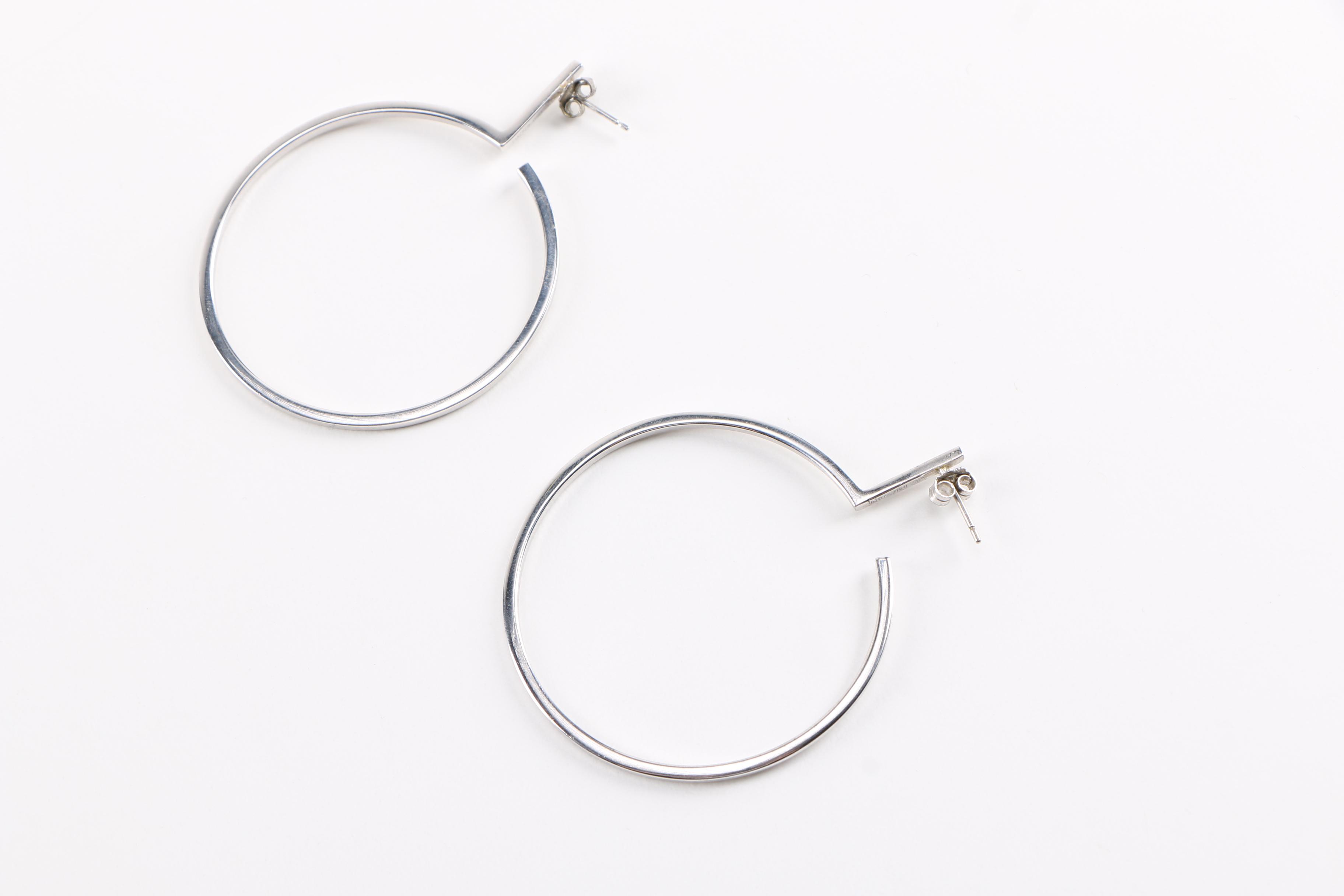 Sterling Silver Necklace and Earrings Including Piane Gonda