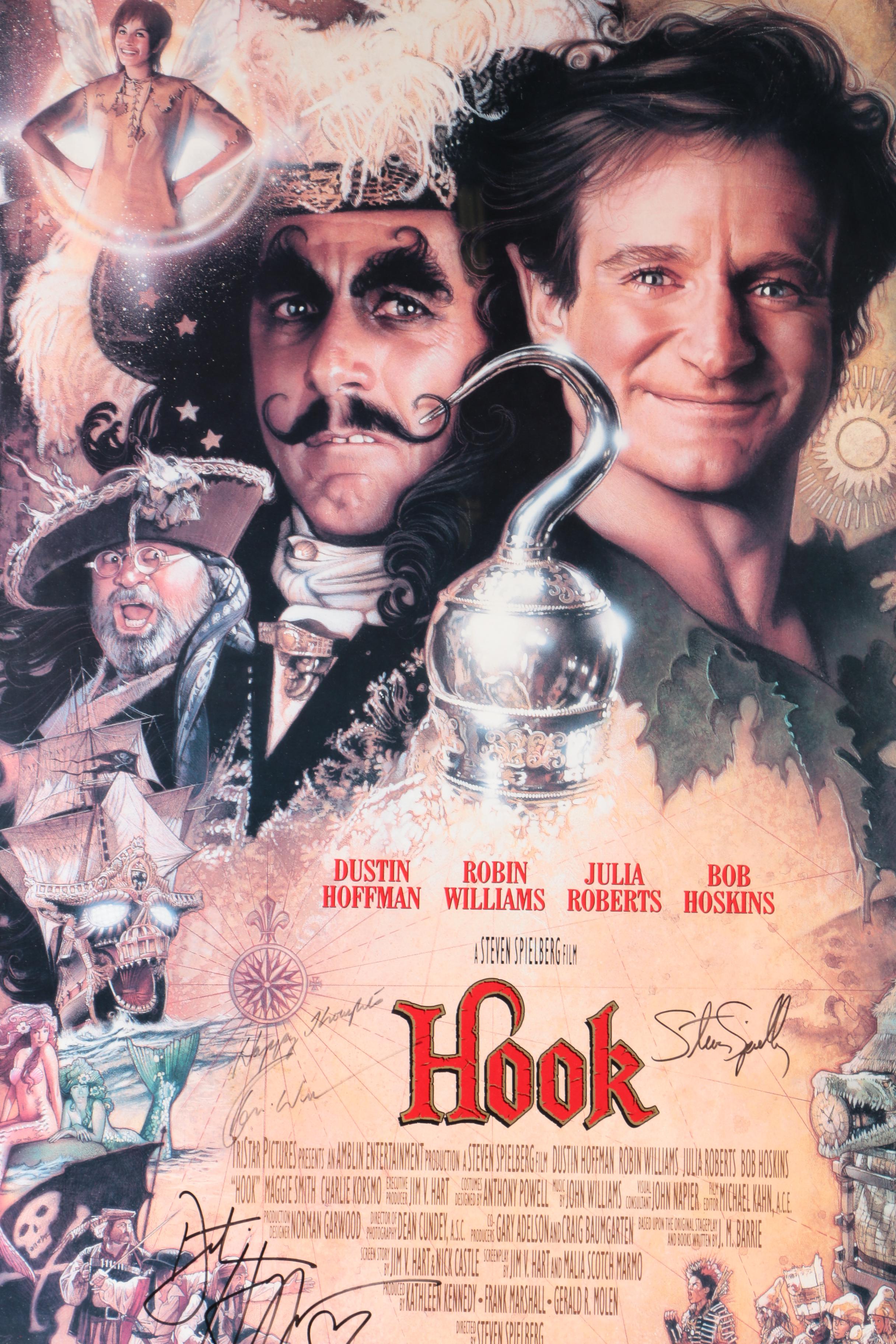 "Hook" Signed Movie Poster