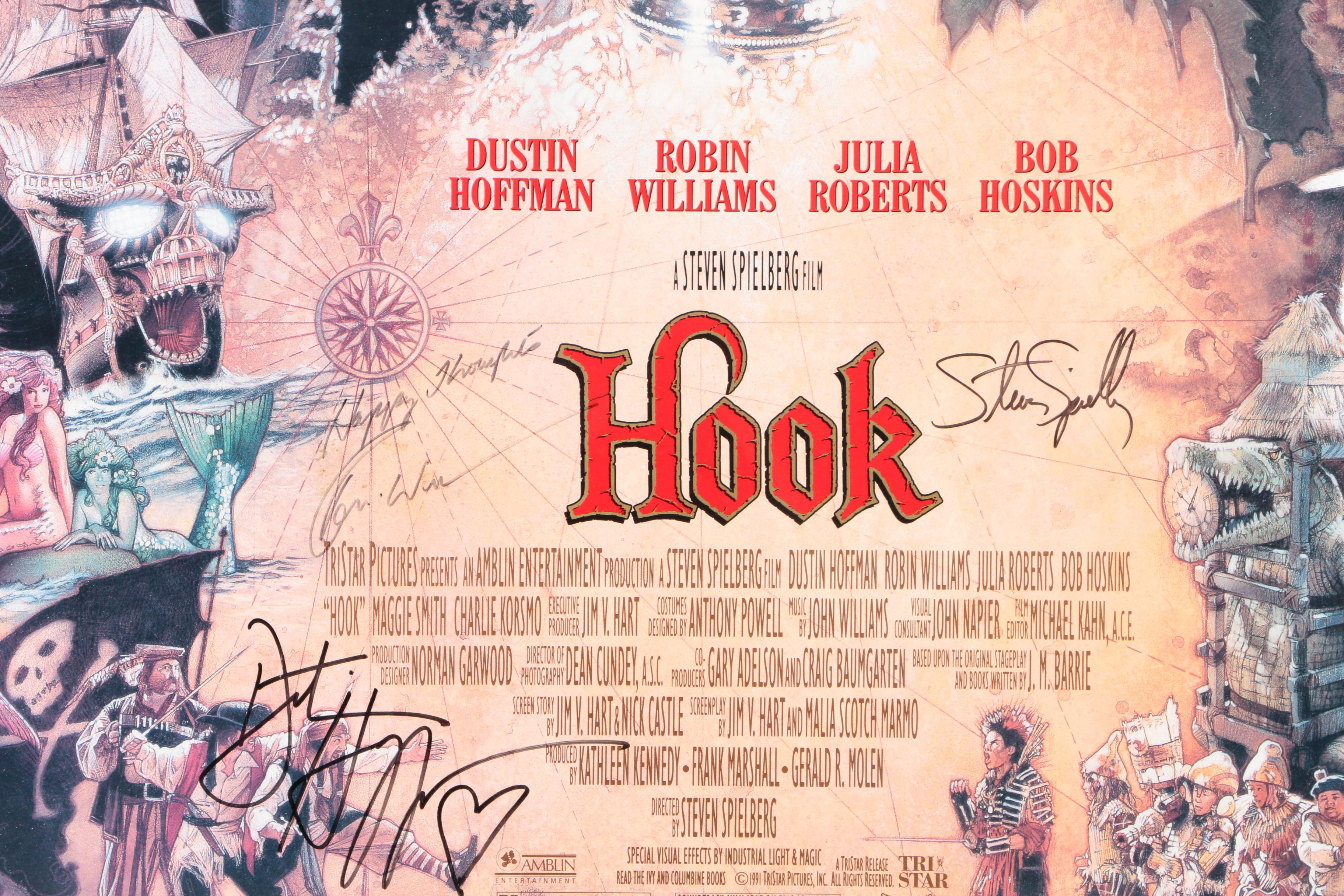"Hook" Signed Movie Poster