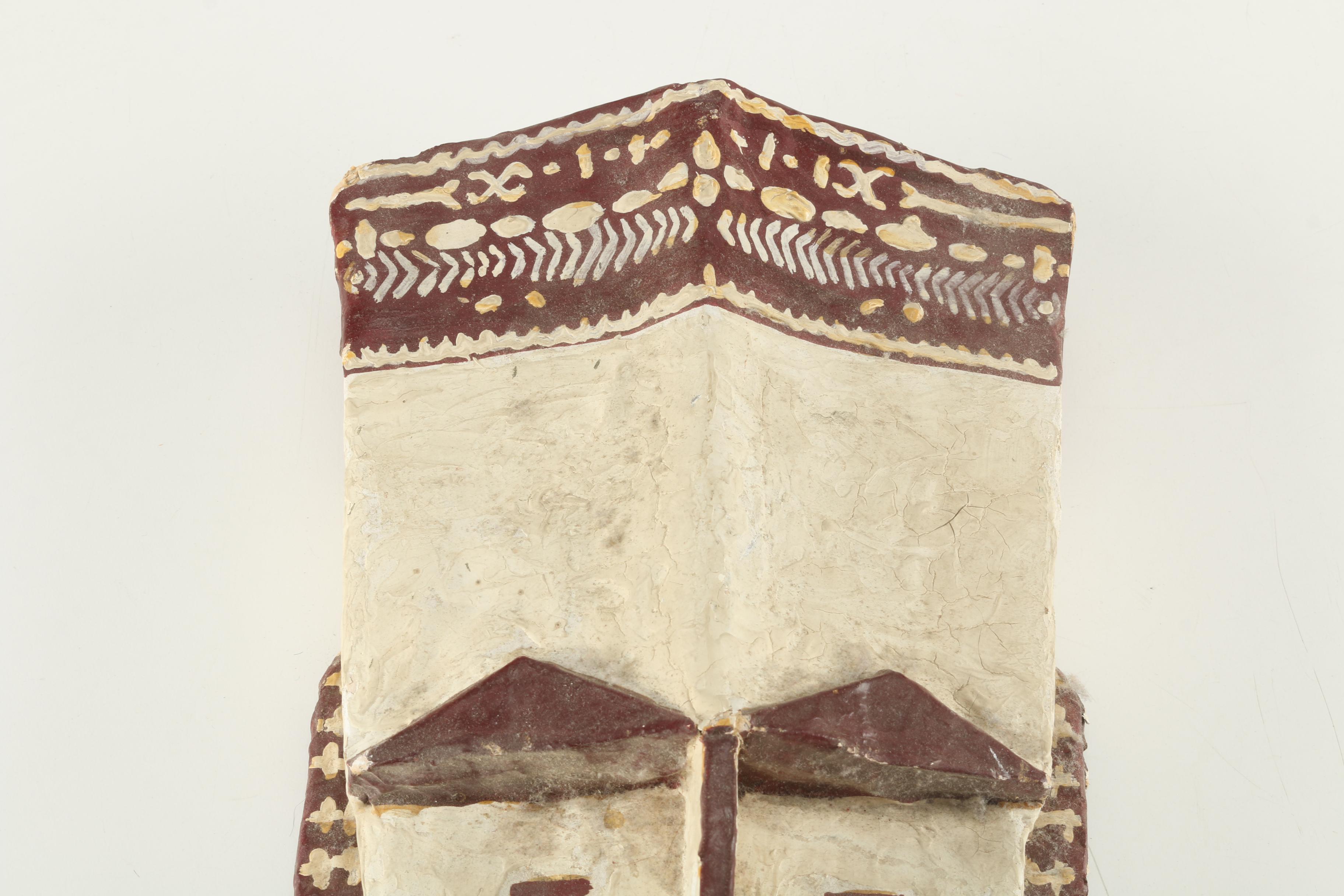 Papier-Mâché Tribal Inspired Mask