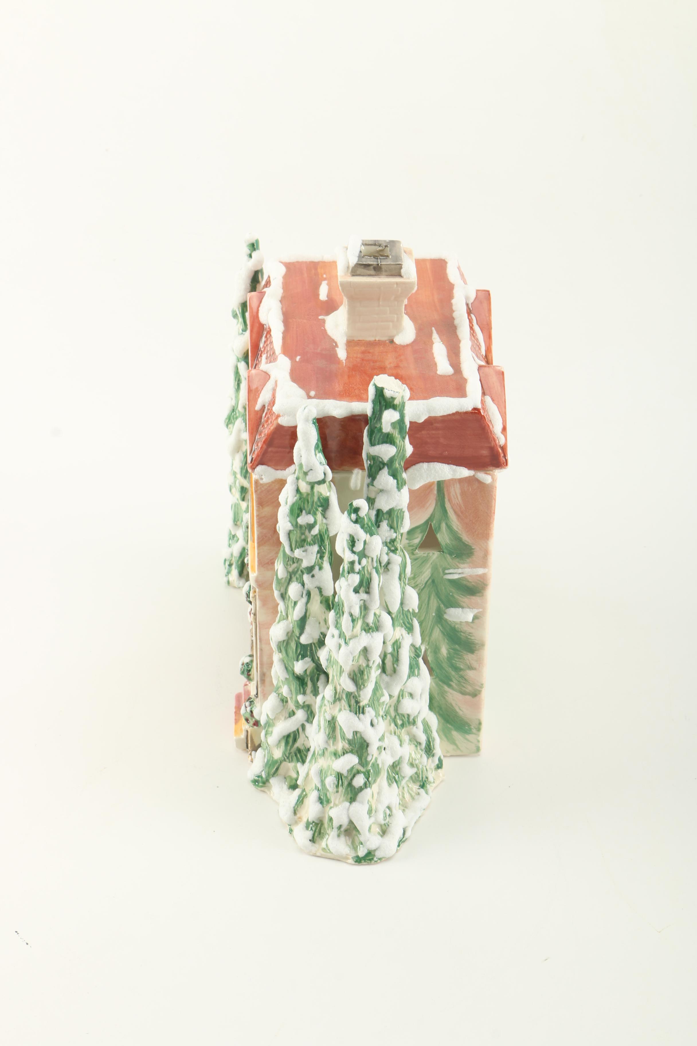 Three W-B Studios Inc Ceramic Miniature Houses