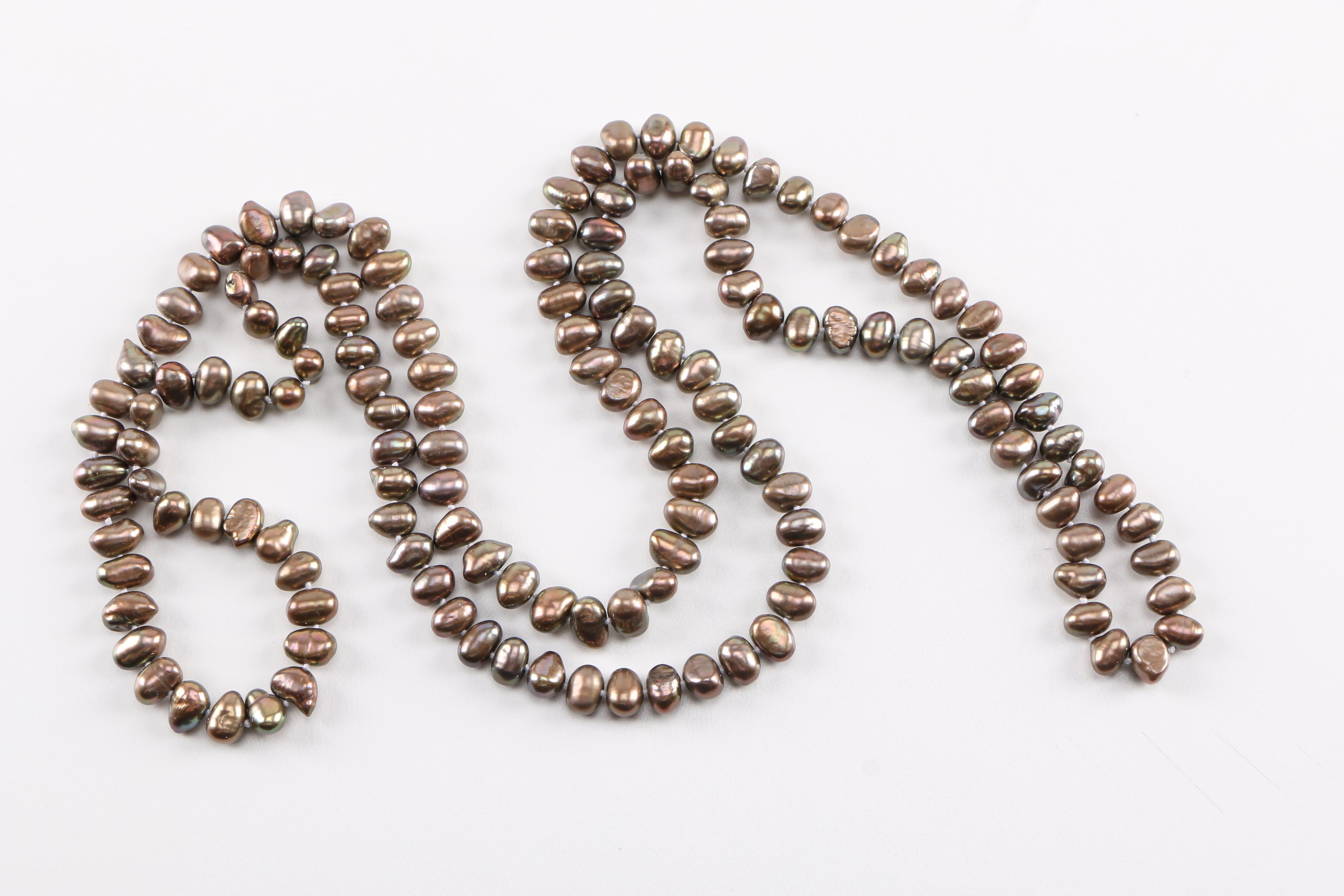 Cultured Pearl Necklaces and Earrings