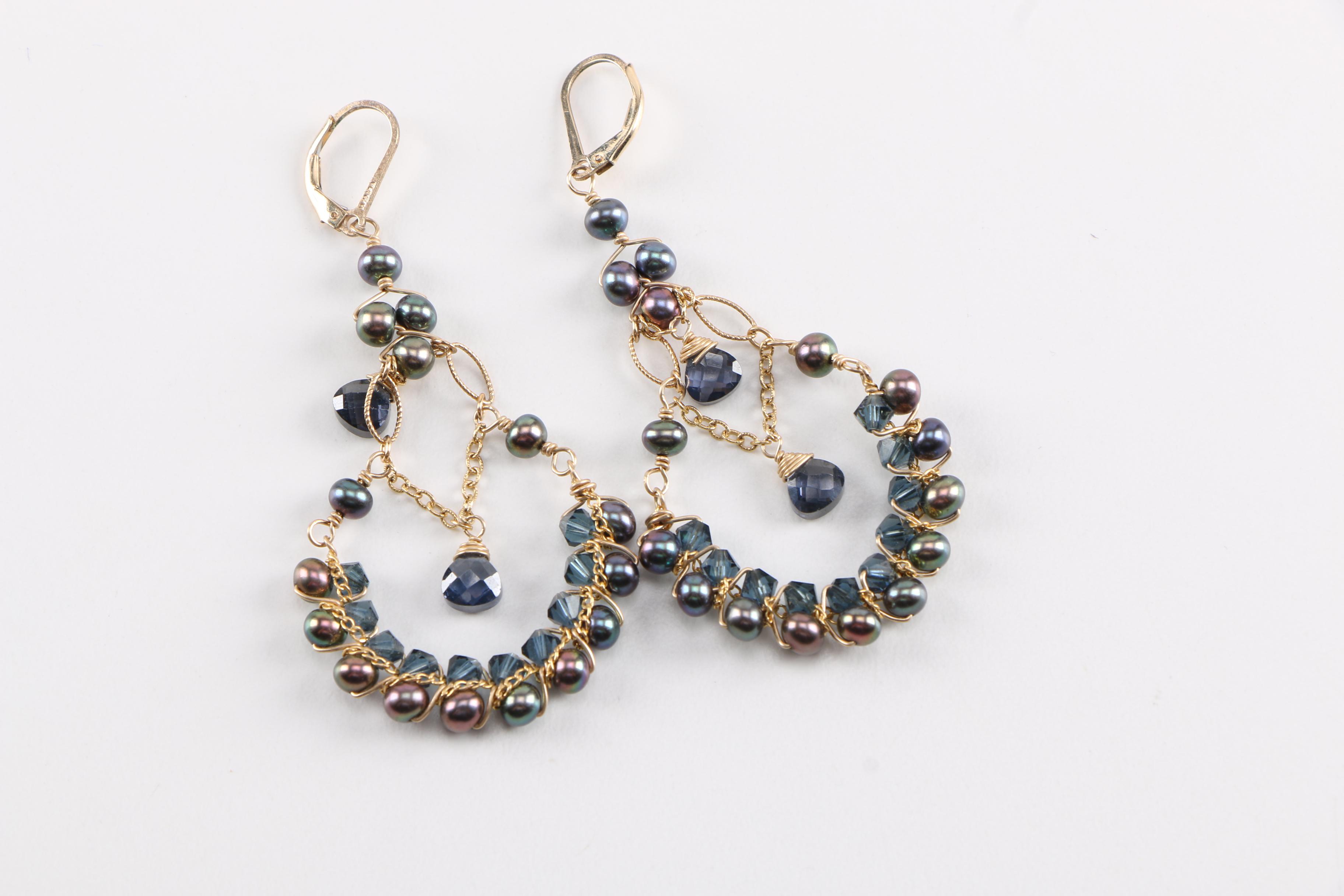 Cultured Pearl Necklaces and Earrings