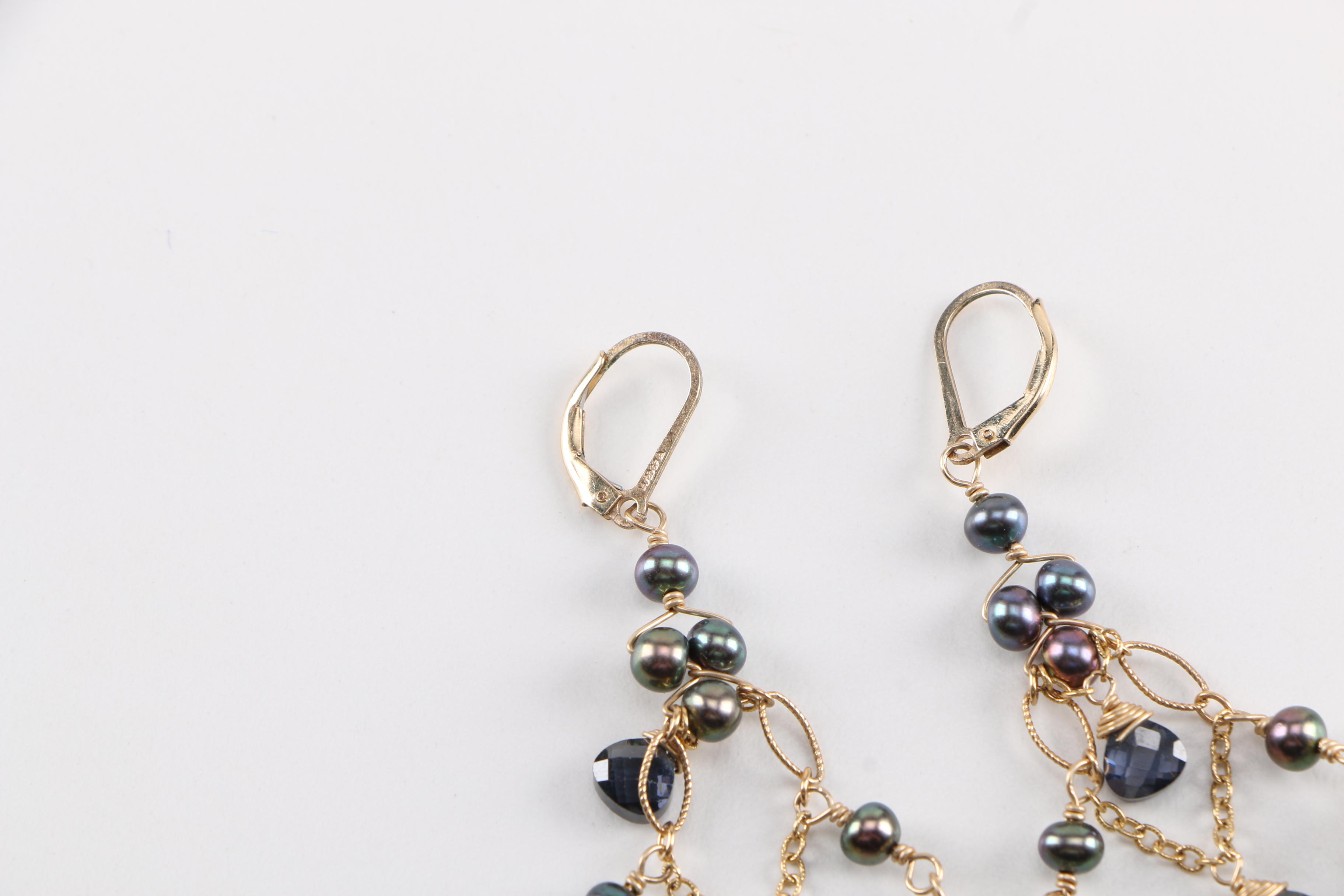 Cultured Pearl Necklaces and Earrings