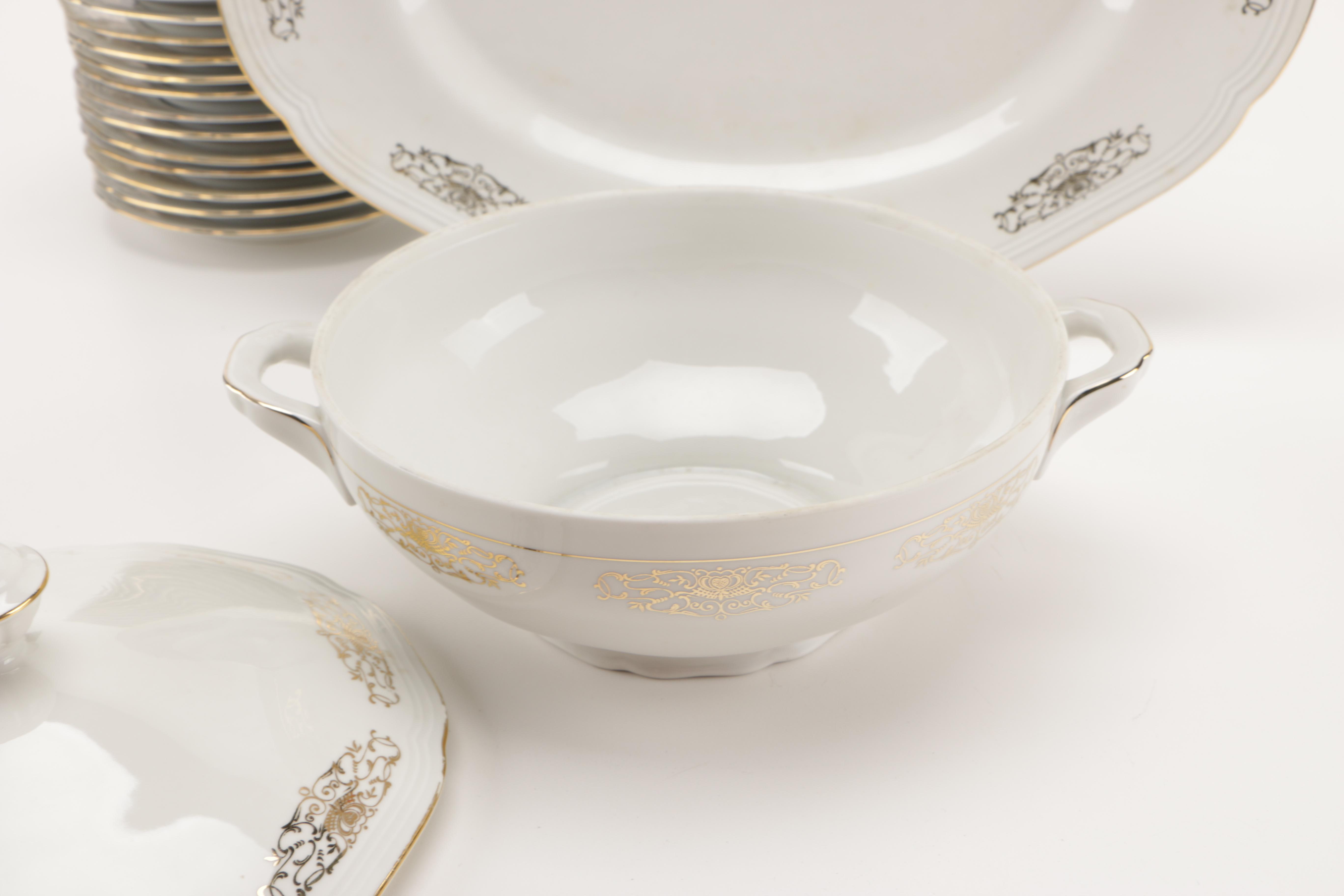 Porzellanfabrik Neuerer U.S. Zone Porcelain Tableware