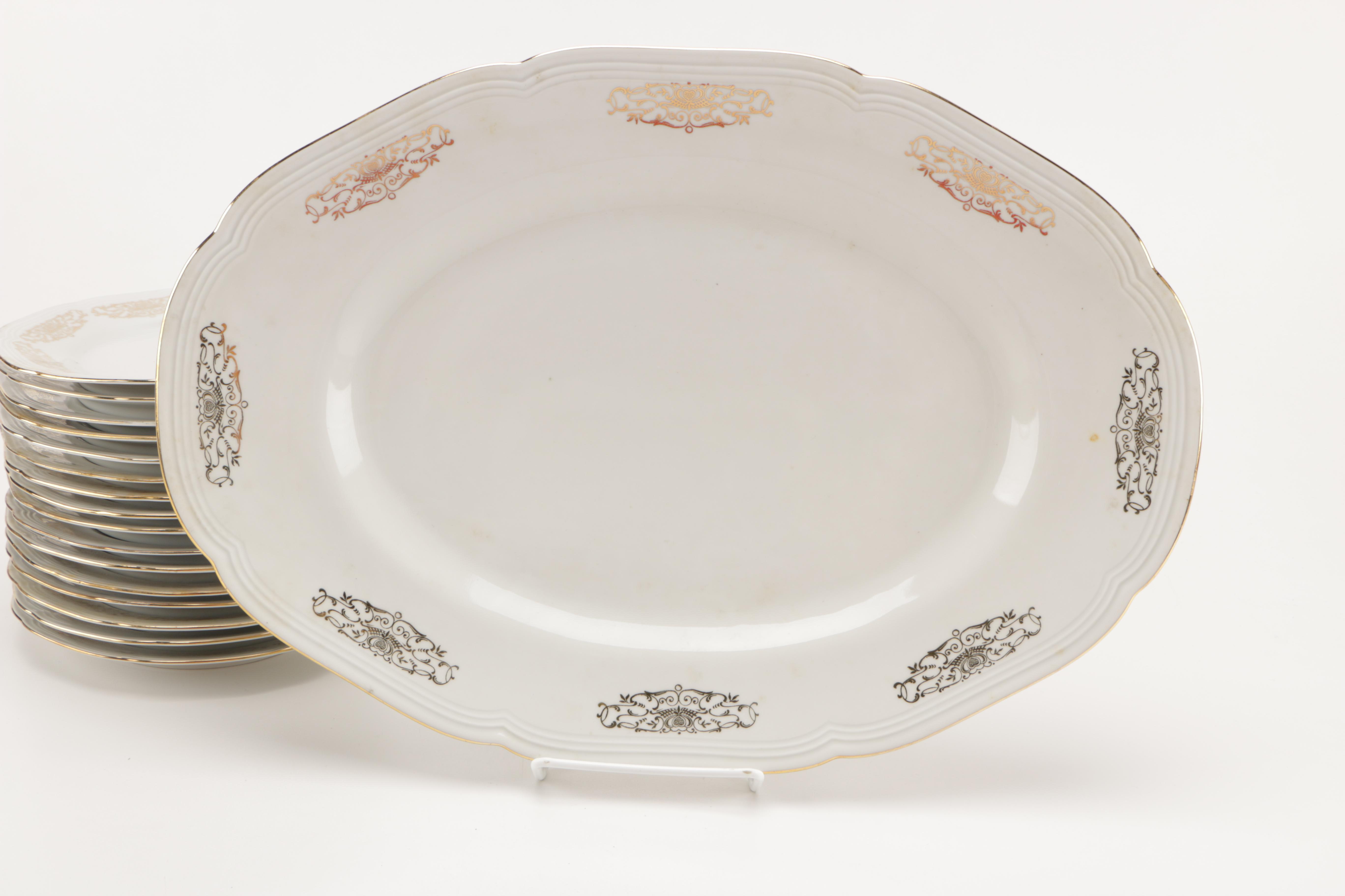 Porzellanfabrik Neuerer U.S. Zone Porcelain Tableware