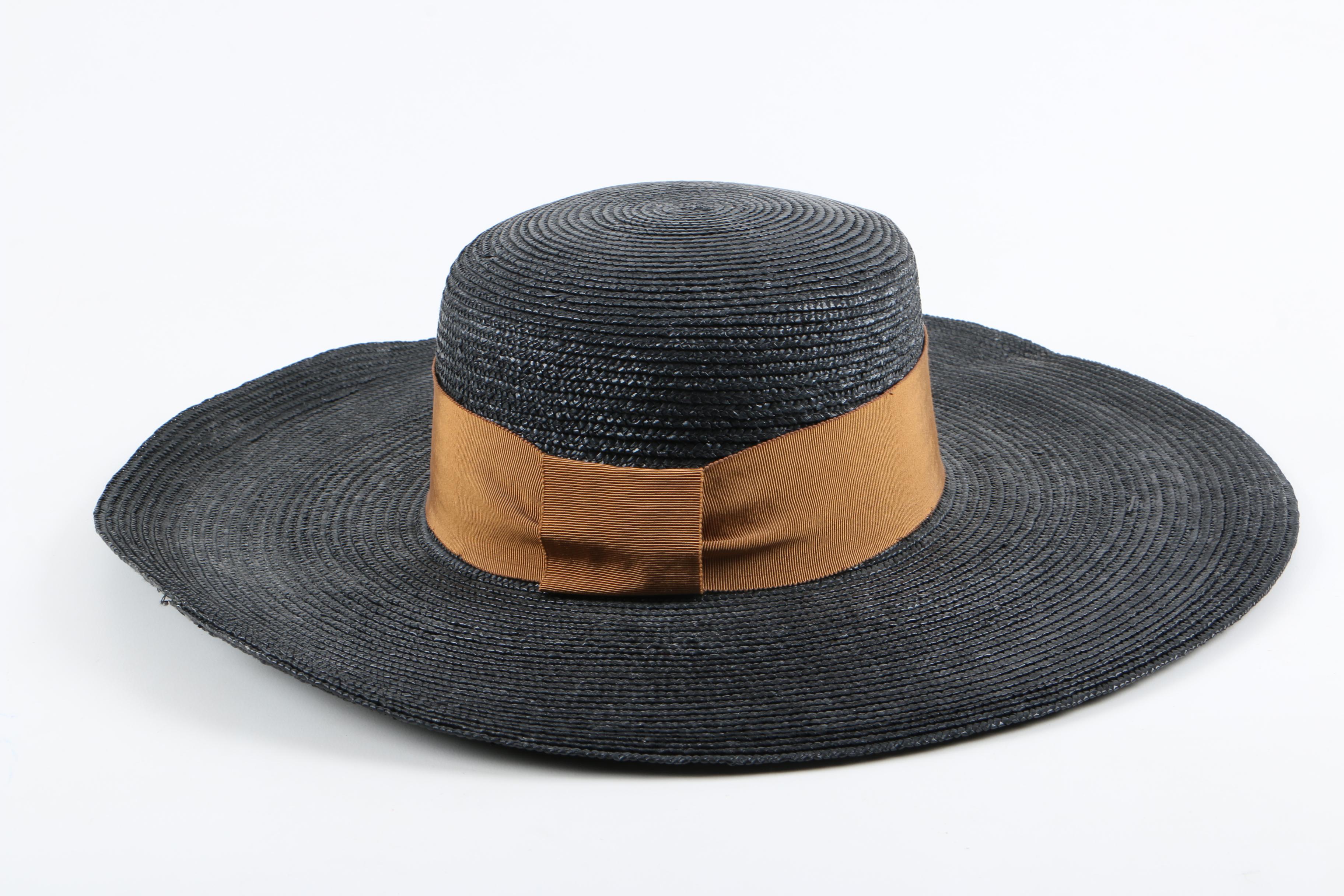 Women's Straw Hat and Gloves