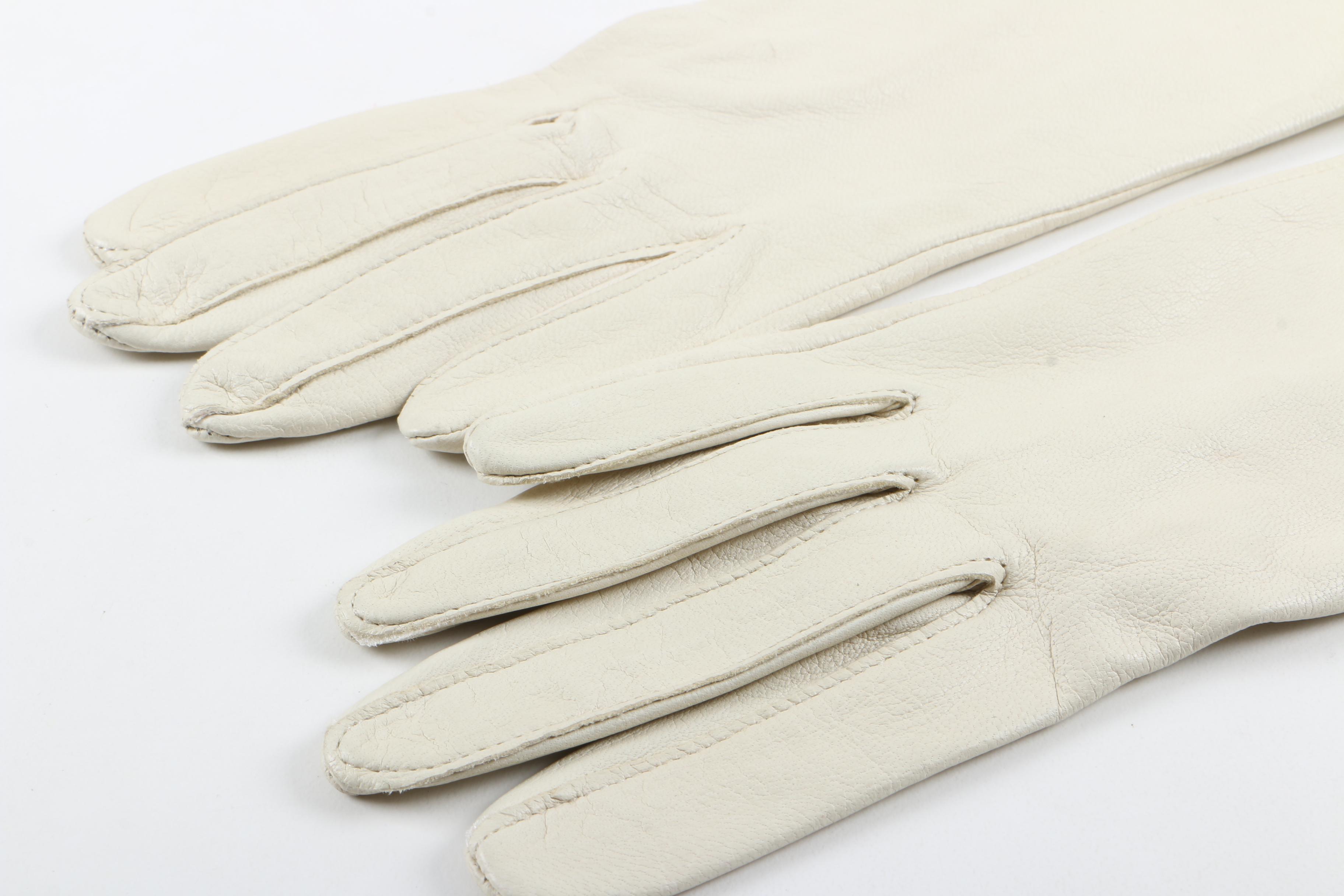 Women's Straw Hat and Gloves