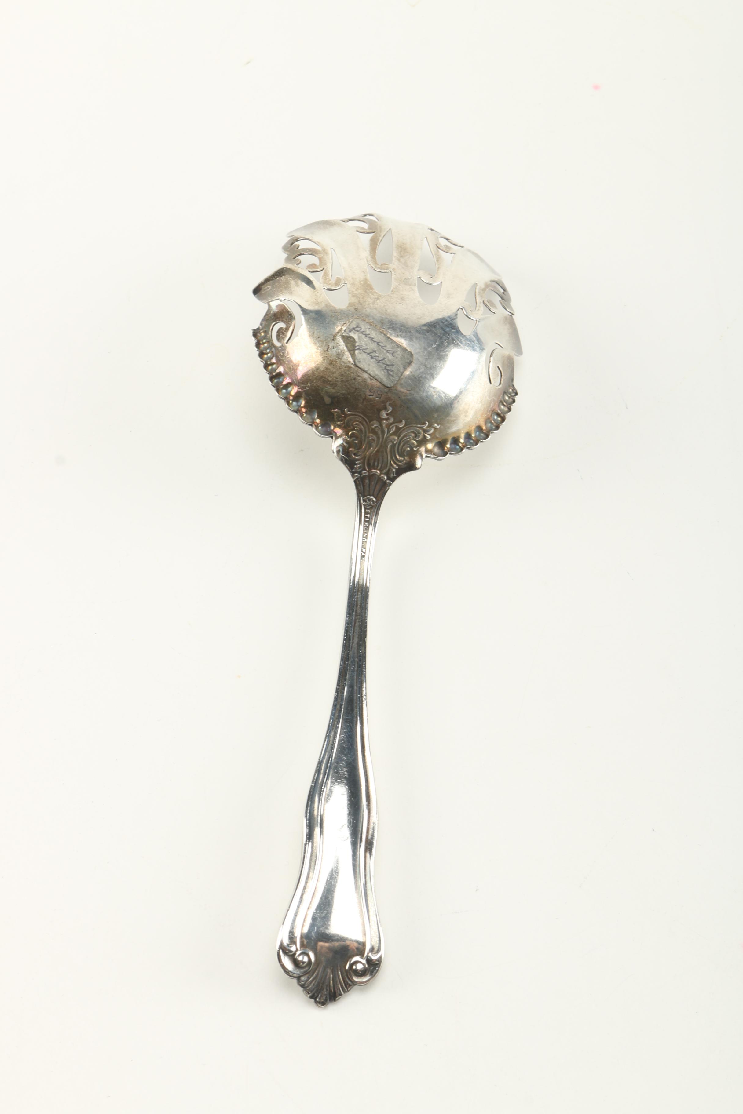 Sterling Silver Serving Utensils Featuring Featuring J.B & S.M Knowles
