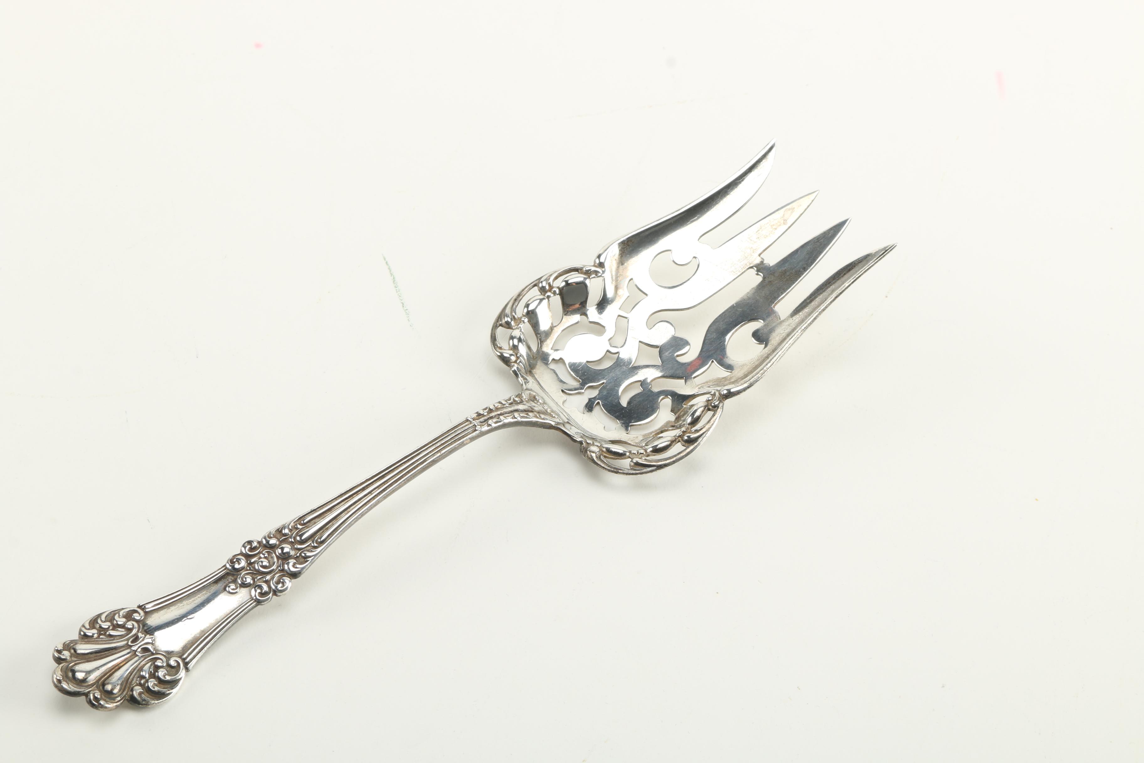 Sterling Silver Serving Utensils Featuring Featuring J.B & S.M Knowles