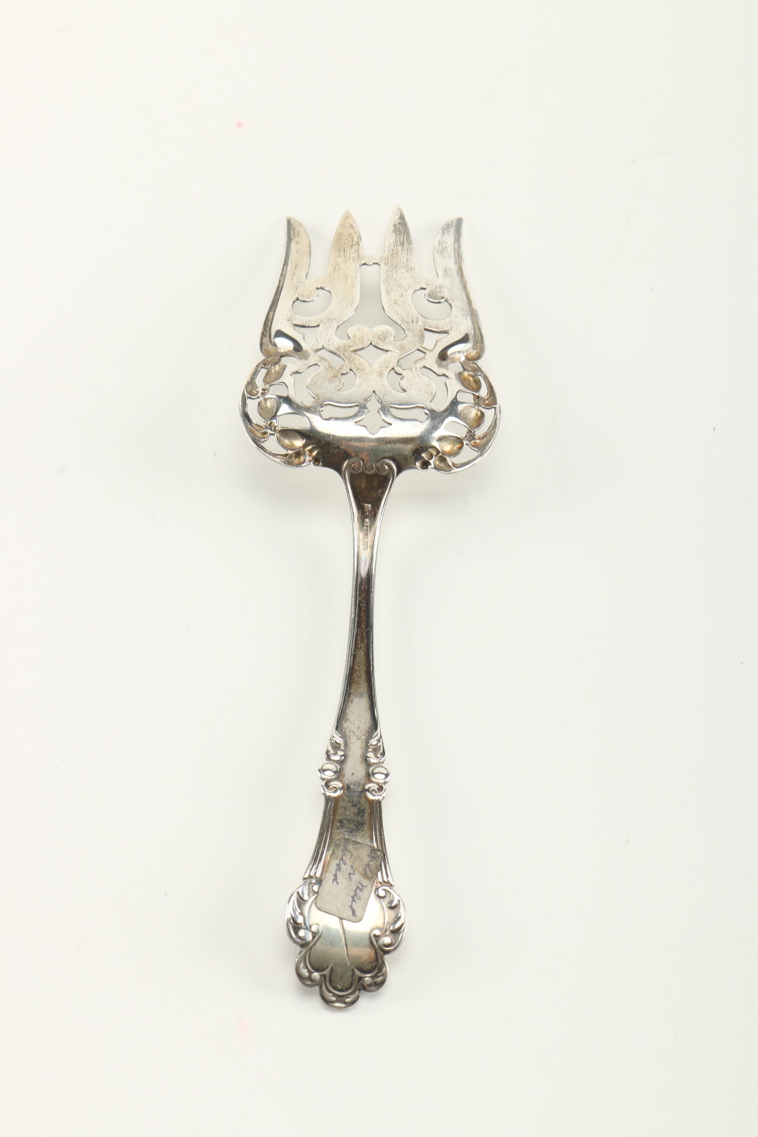 Sterling Silver Serving Utensils Featuring Featuring J.B & S.M Knowles