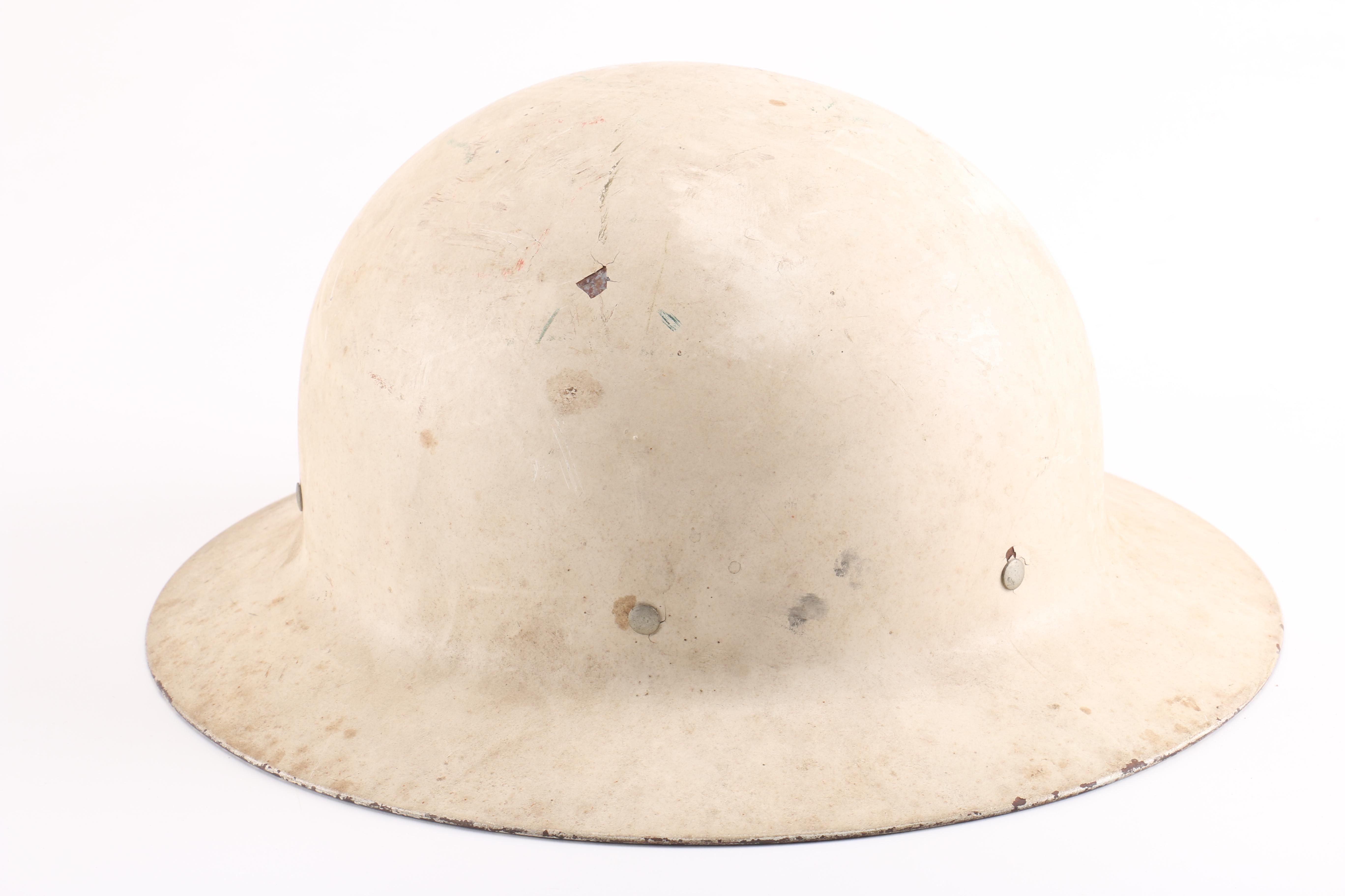 World War II U.S. Civil Defense Air Raid Warden Helmet