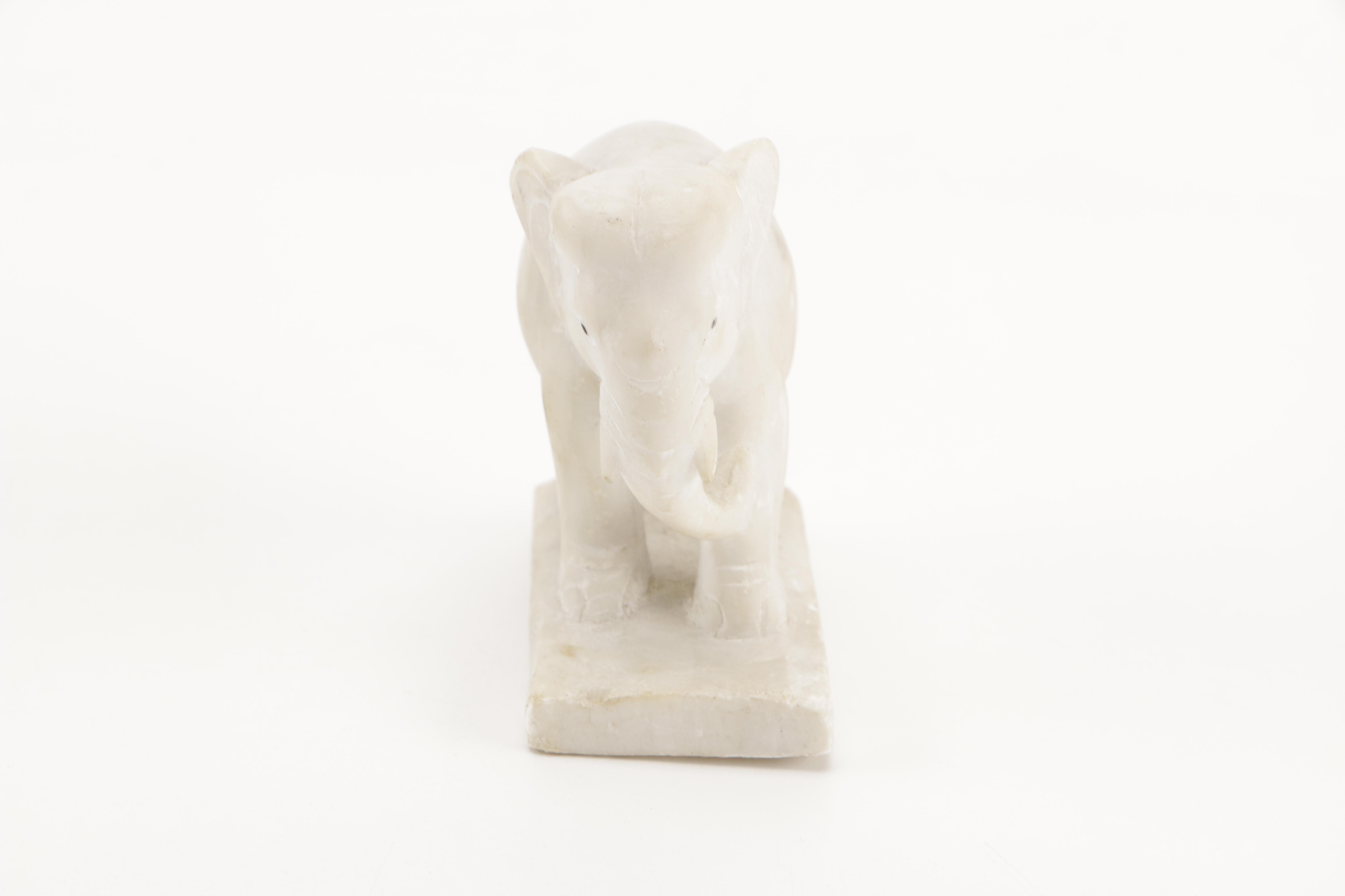 Soapstone Elephant Figurine
