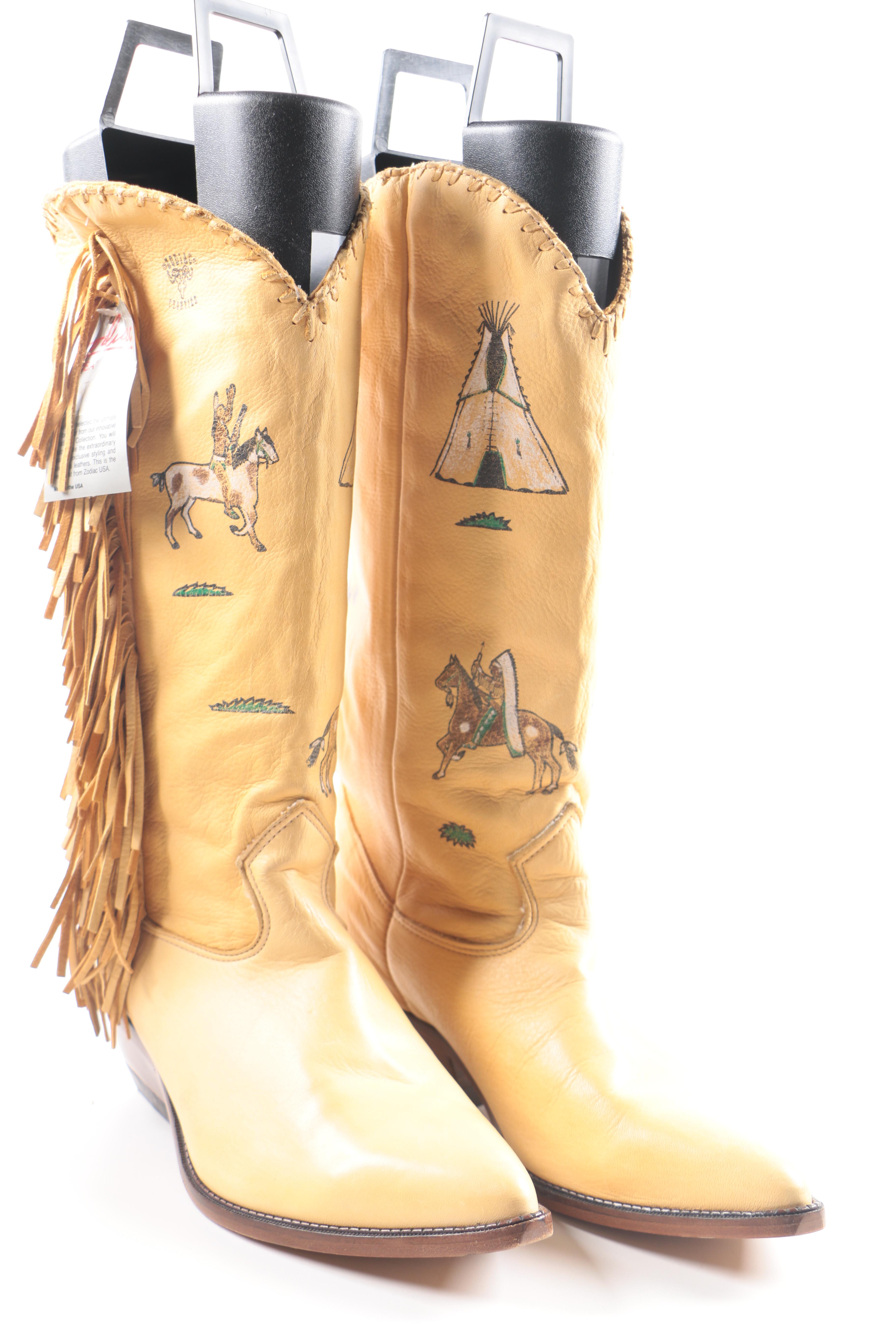Ruff-Hewn Sundancer Leather Boots and Zodiac Frontier Leather Boots