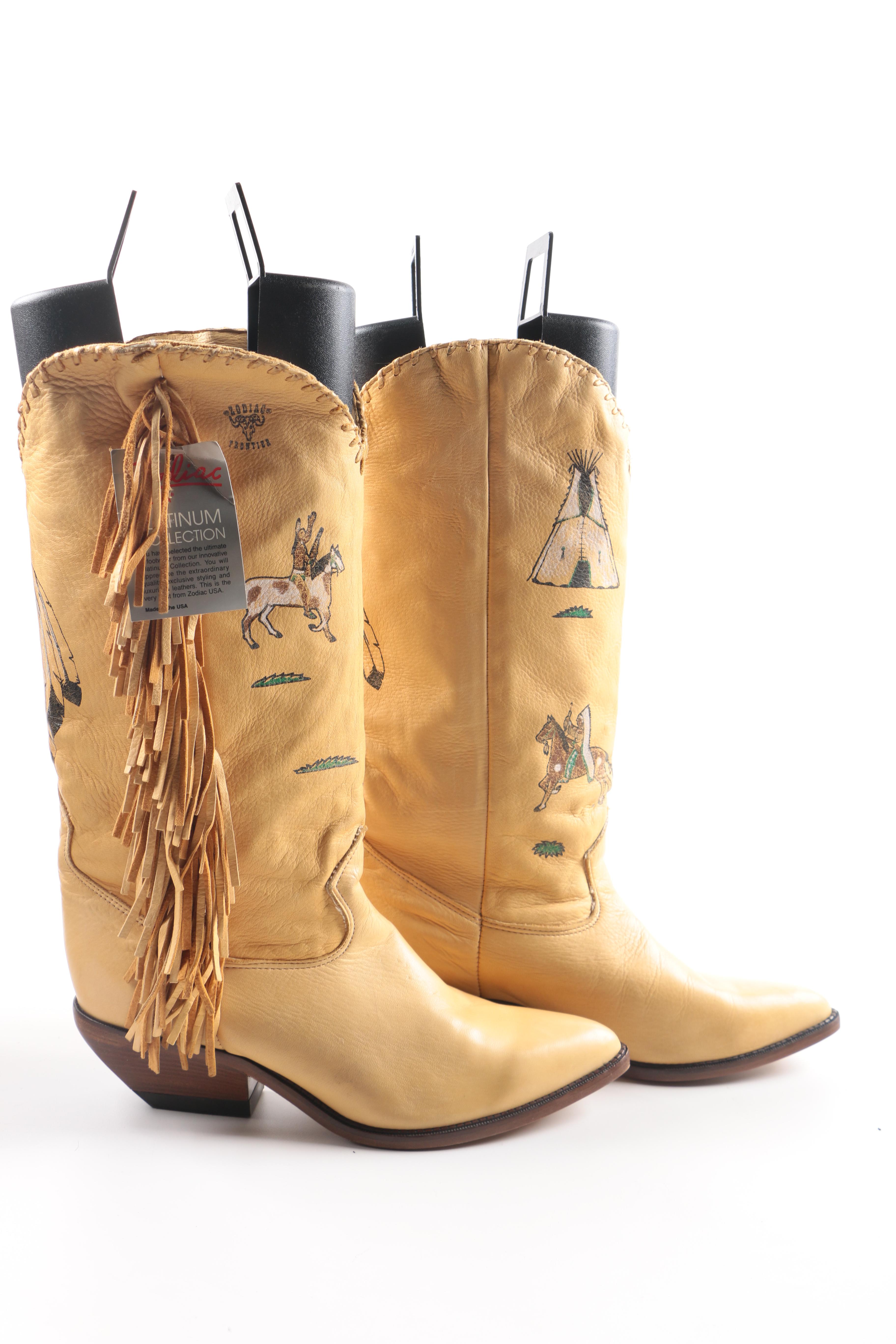 Ruff-Hewn Sundancer Leather Boots and Zodiac Frontier Leather Boots