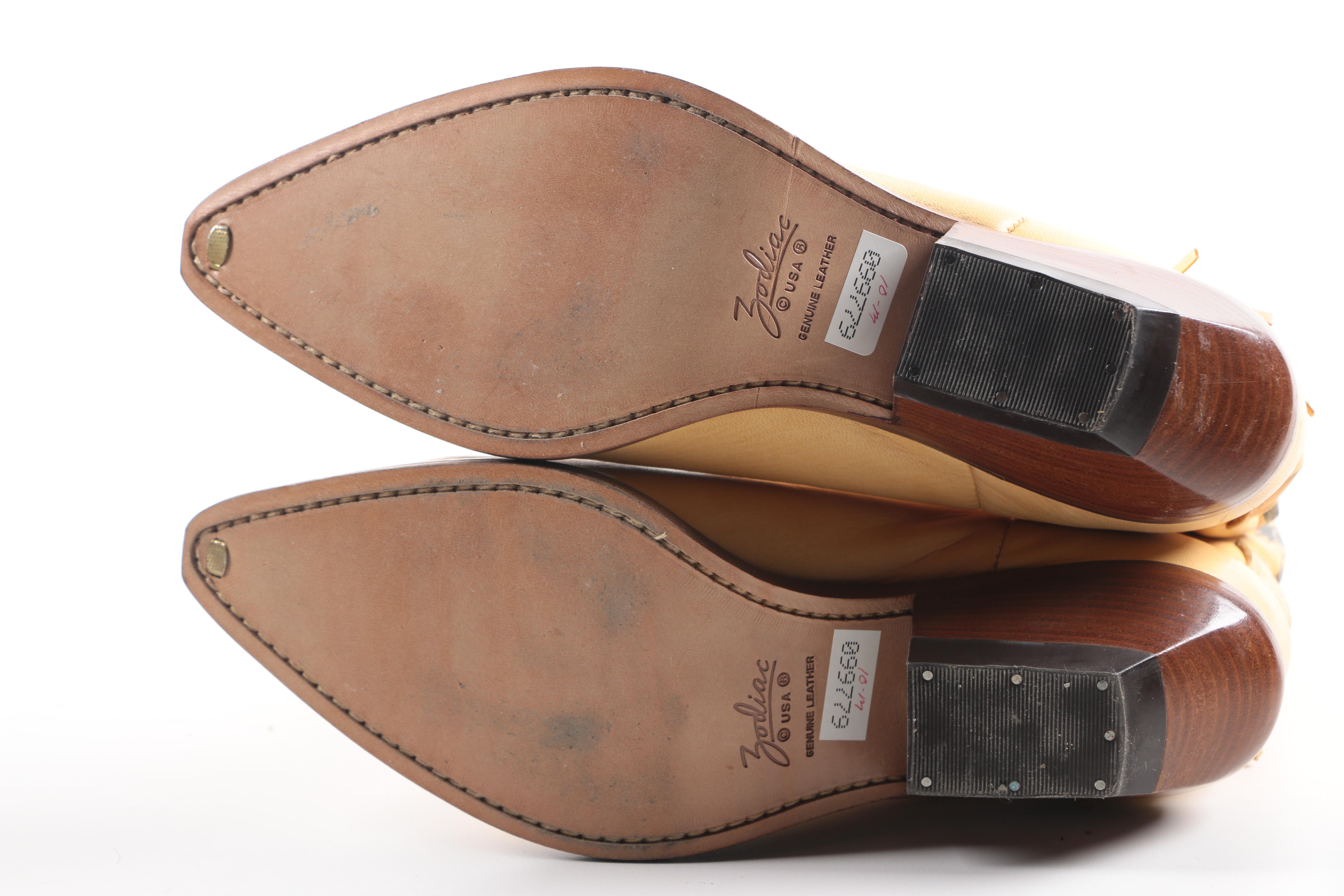 Ruff-Hewn Sundancer Leather Boots and Zodiac Frontier Leather Boots