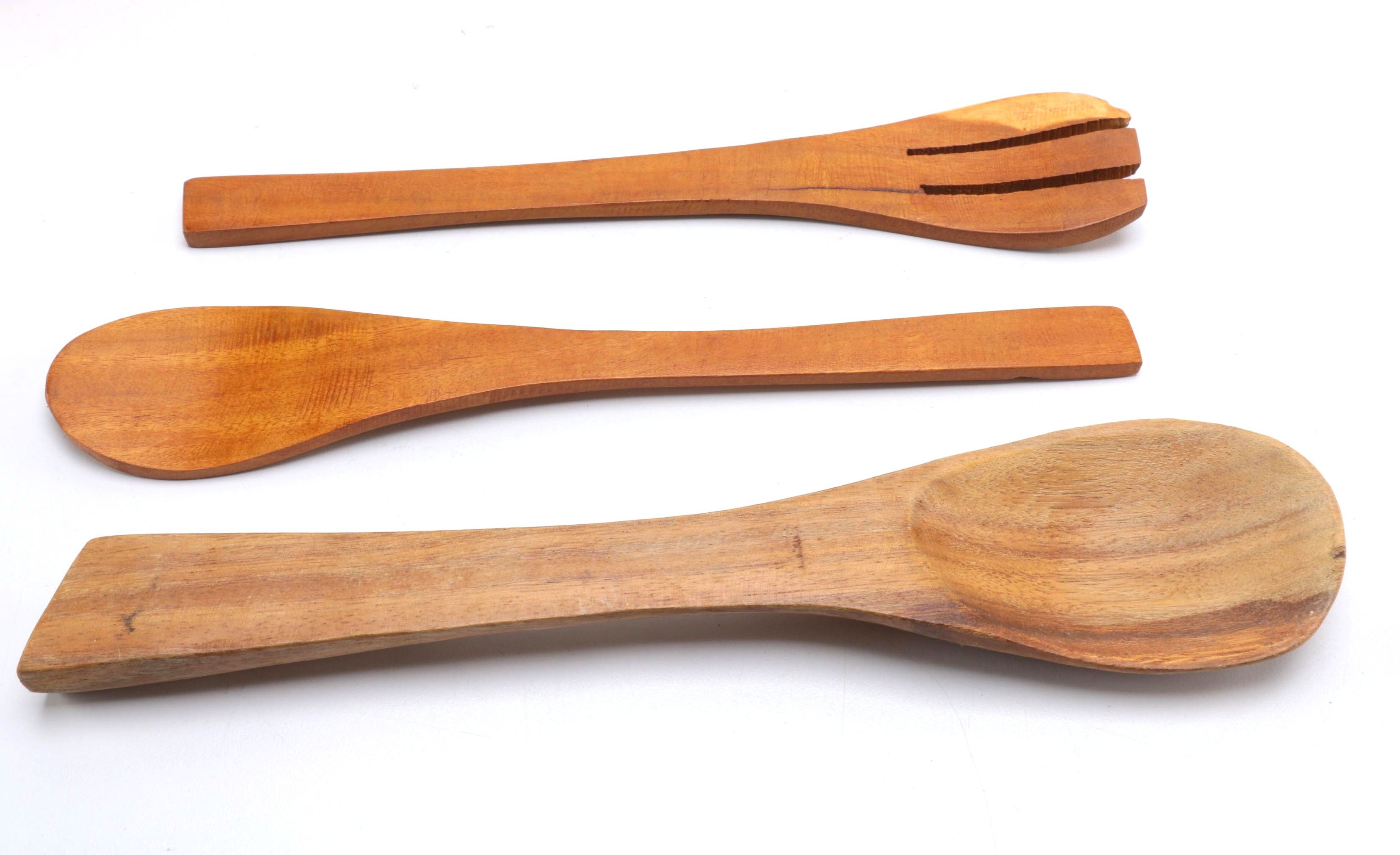 Carved Wooden Tableware