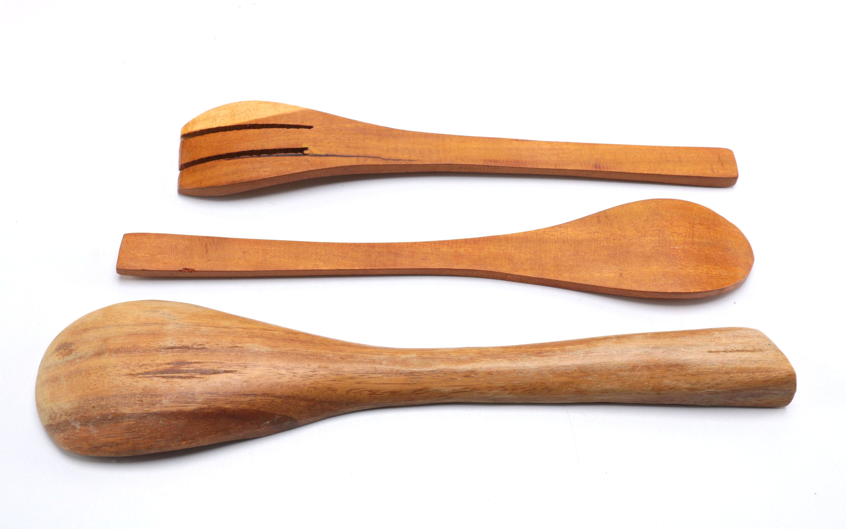 Carved Wooden Tableware