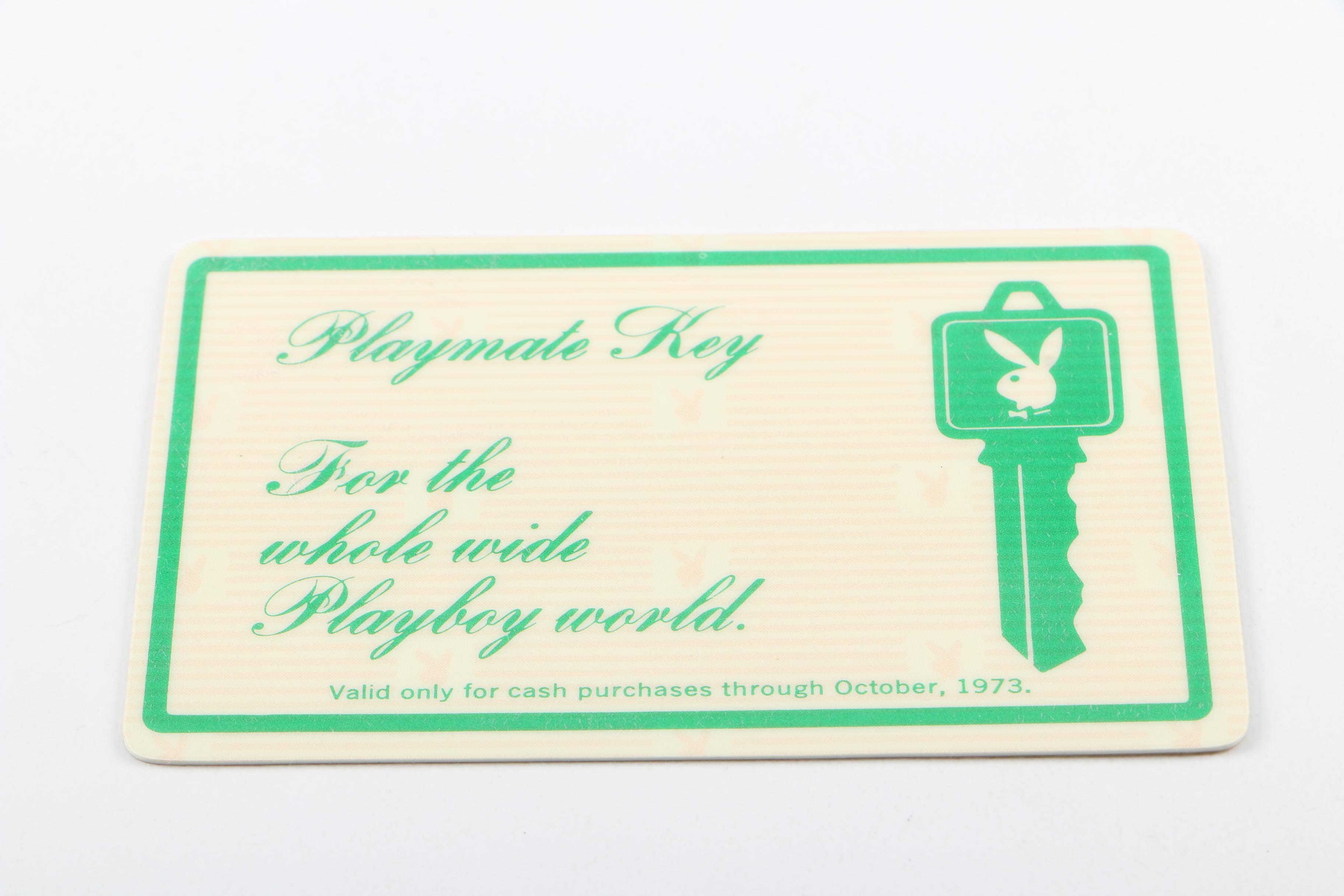 Playboy Bunny Scarf and Playmate Key Necklace