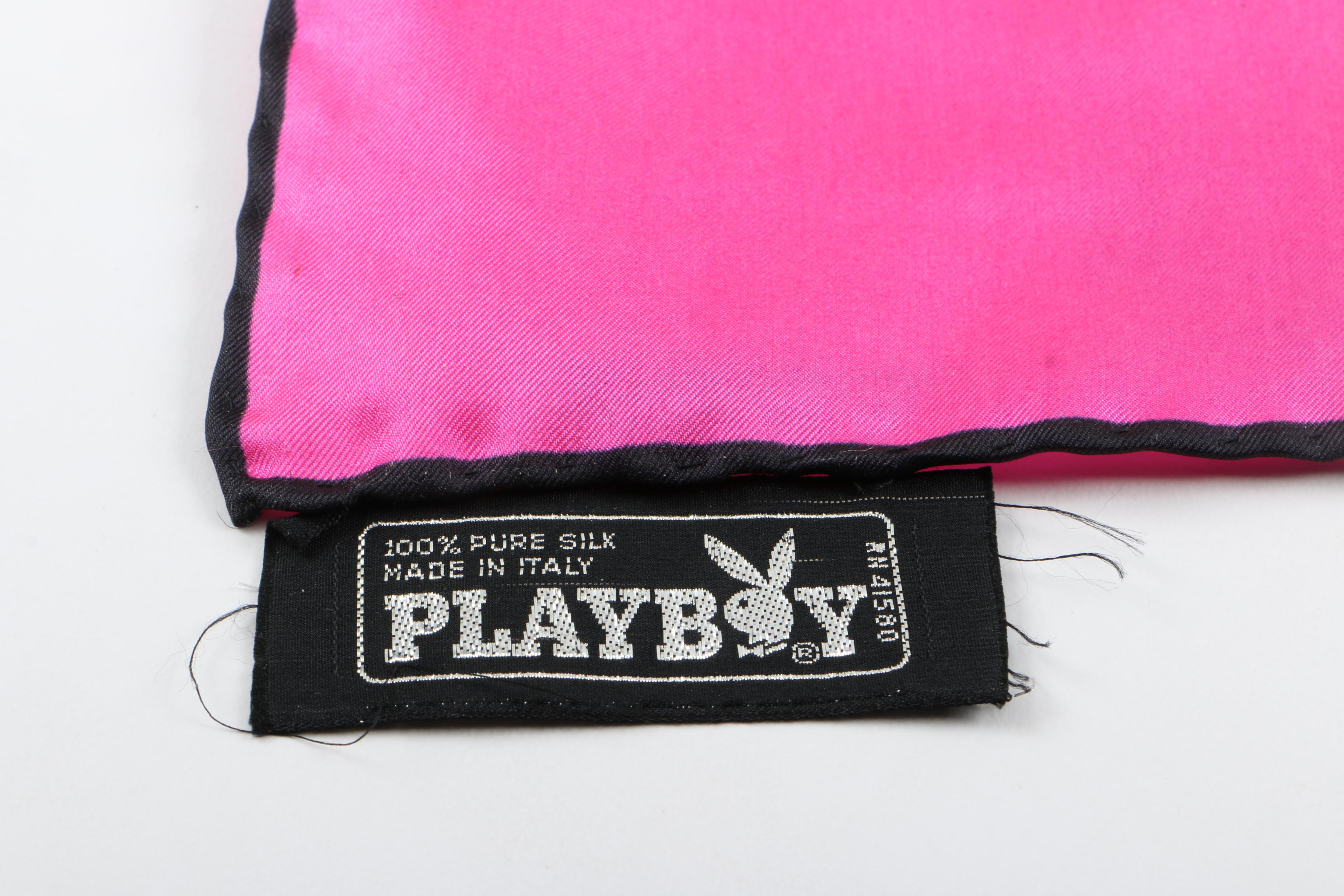 Playboy Bunny Scarf and Playmate Key Necklace