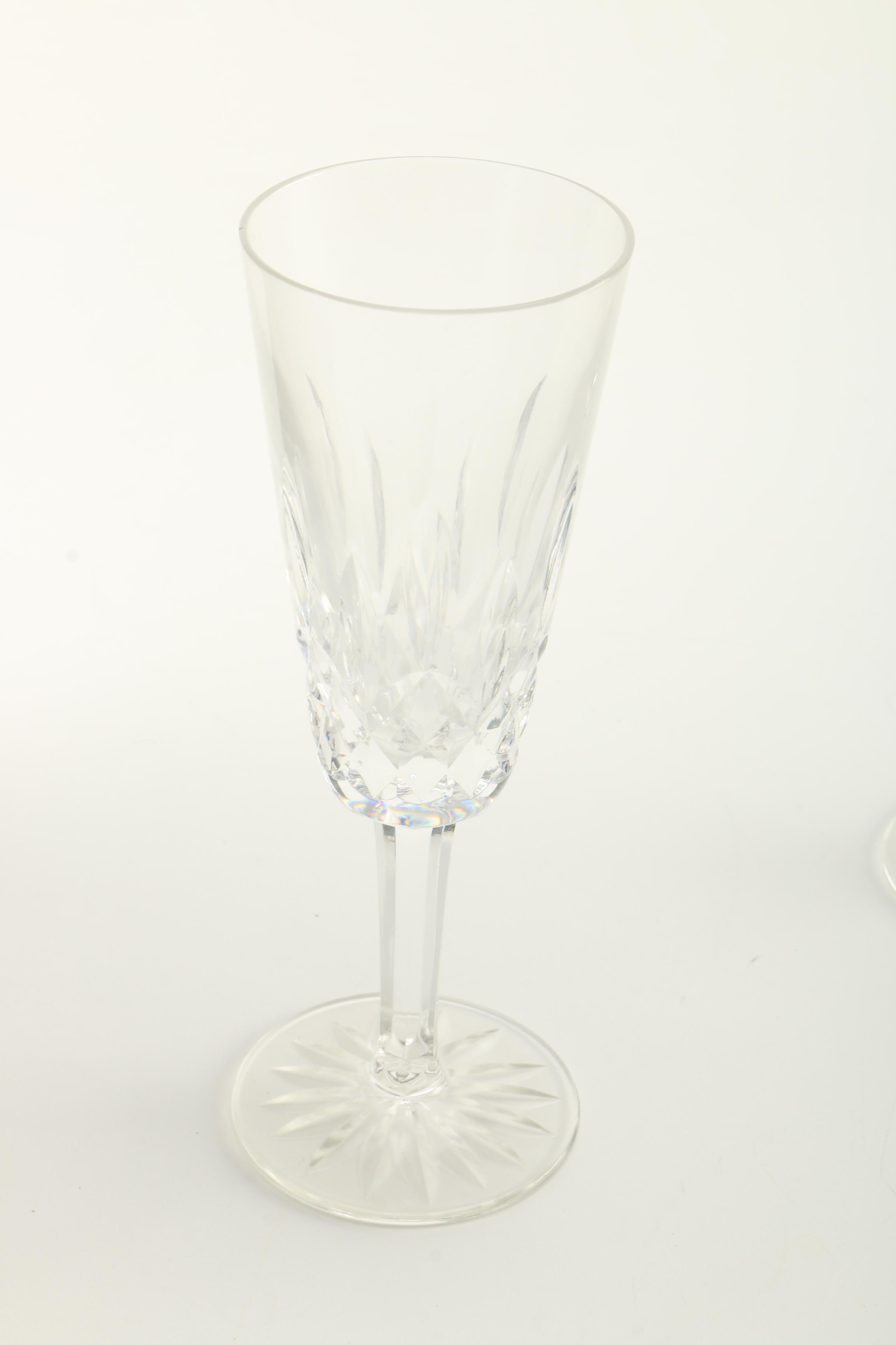 Waterford Crystal "Lismore" Tall Ice Tea Glasses