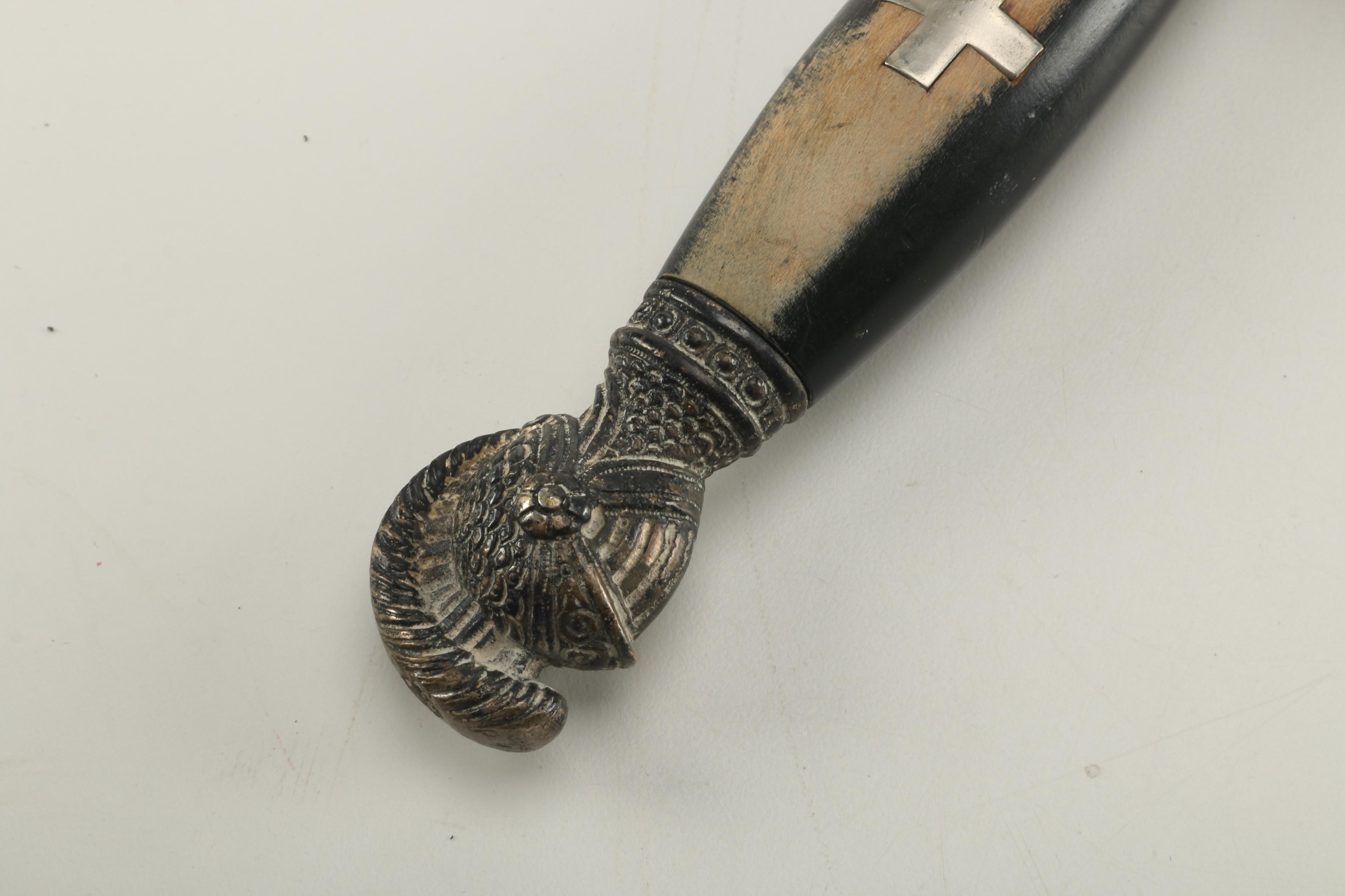 Pettibone Bros. Mfg. Co. Vintage Reproduction Masonic Knight's Templar Sword With Scabbard