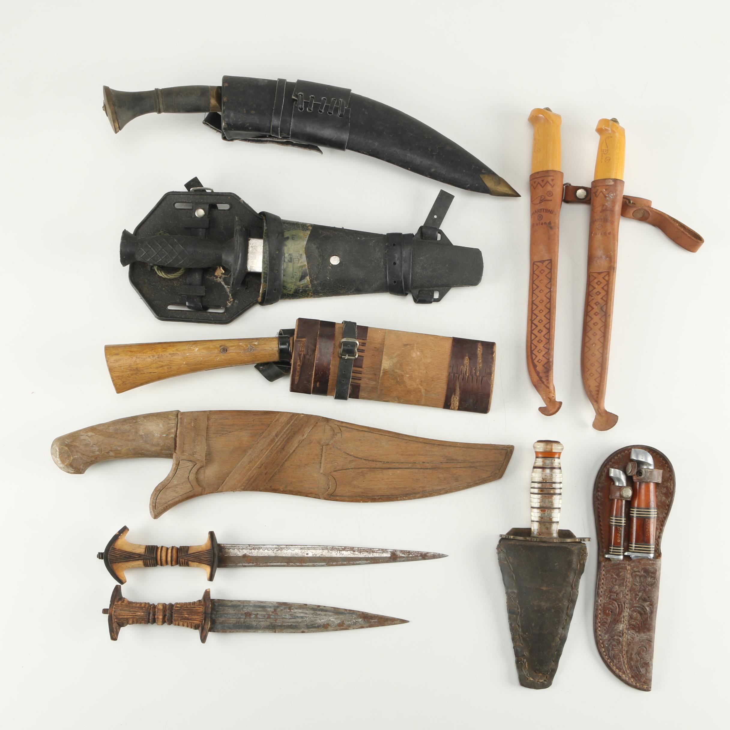 Fixed-Blade Knives Including Marttiini Rapala