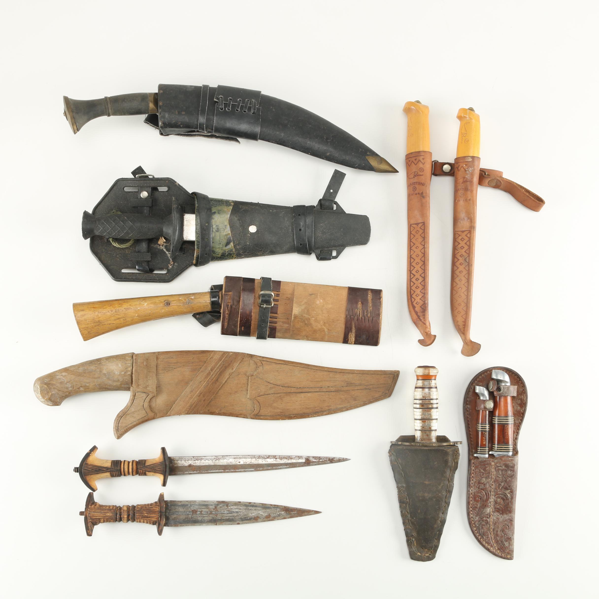 Fixed-Blade Knives Including Marttiini Rapala