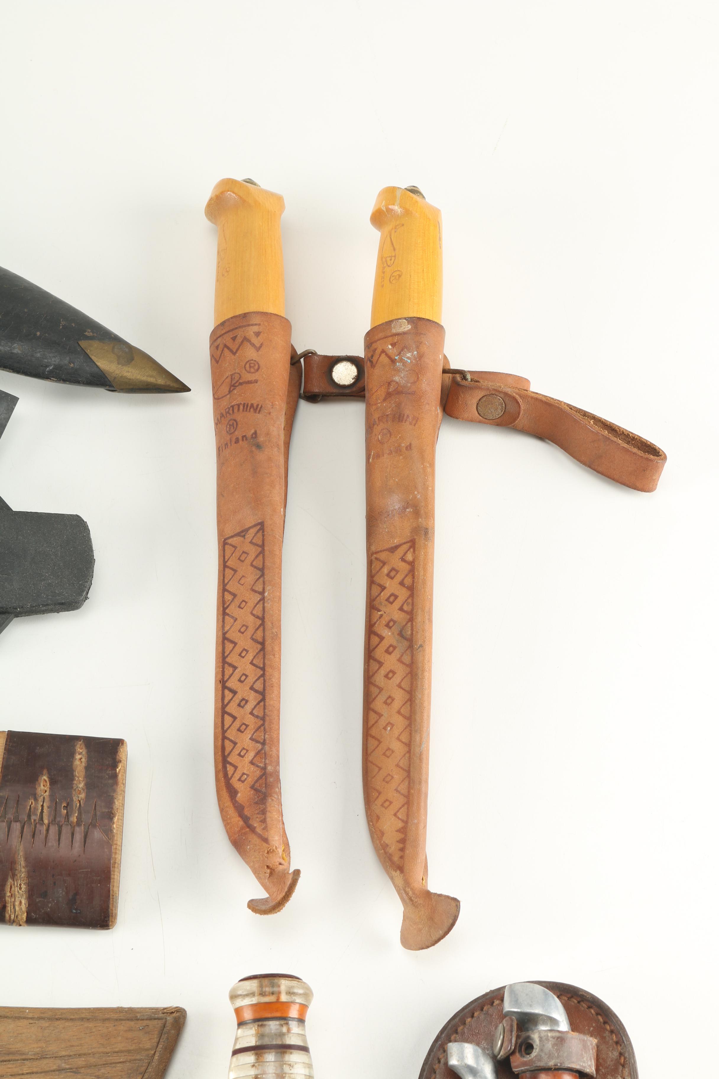 Fixed-Blade Knives Including Marttiini Rapala