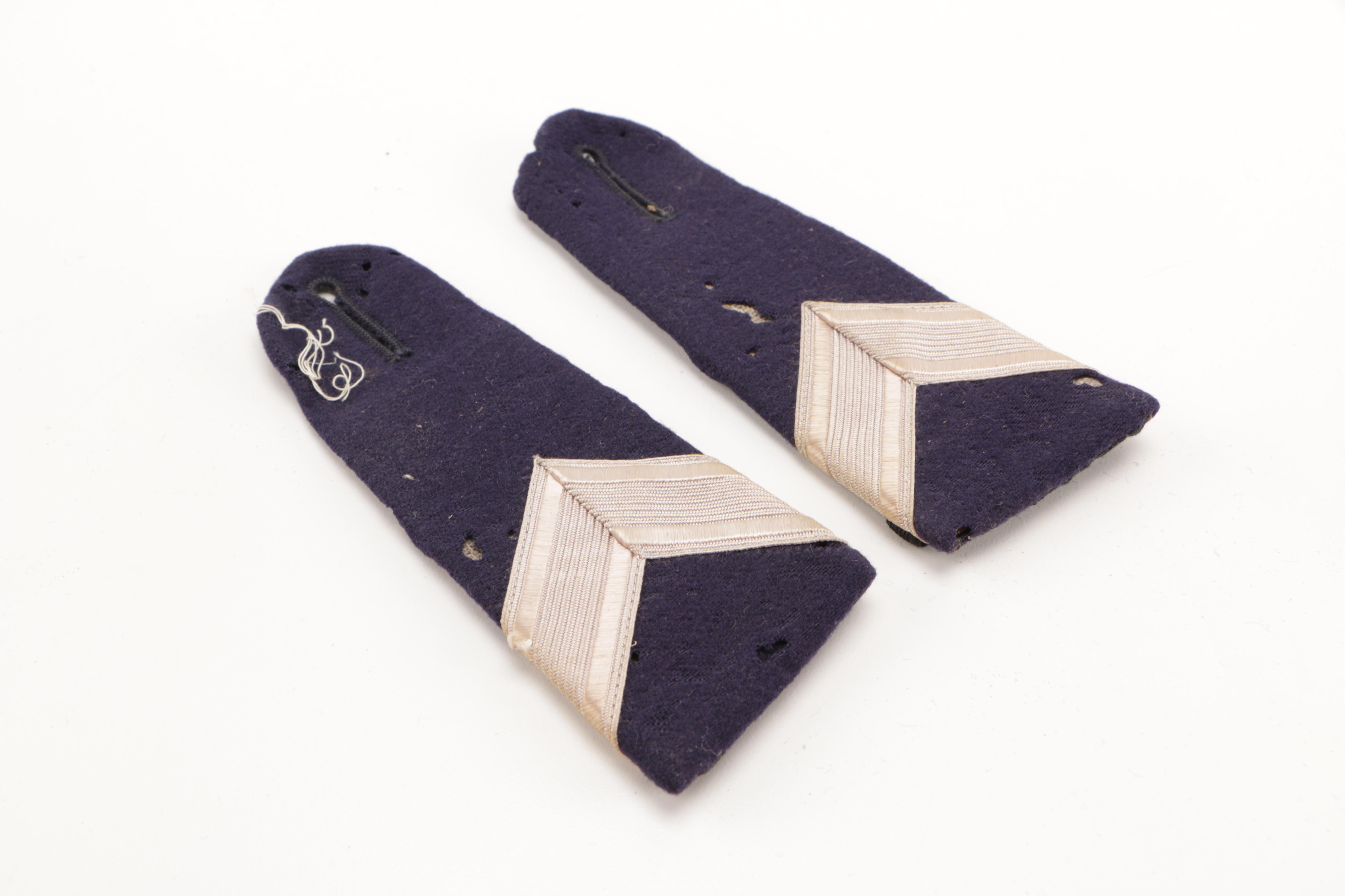 Navy Rank Insignias and Uniform Brass Buttons