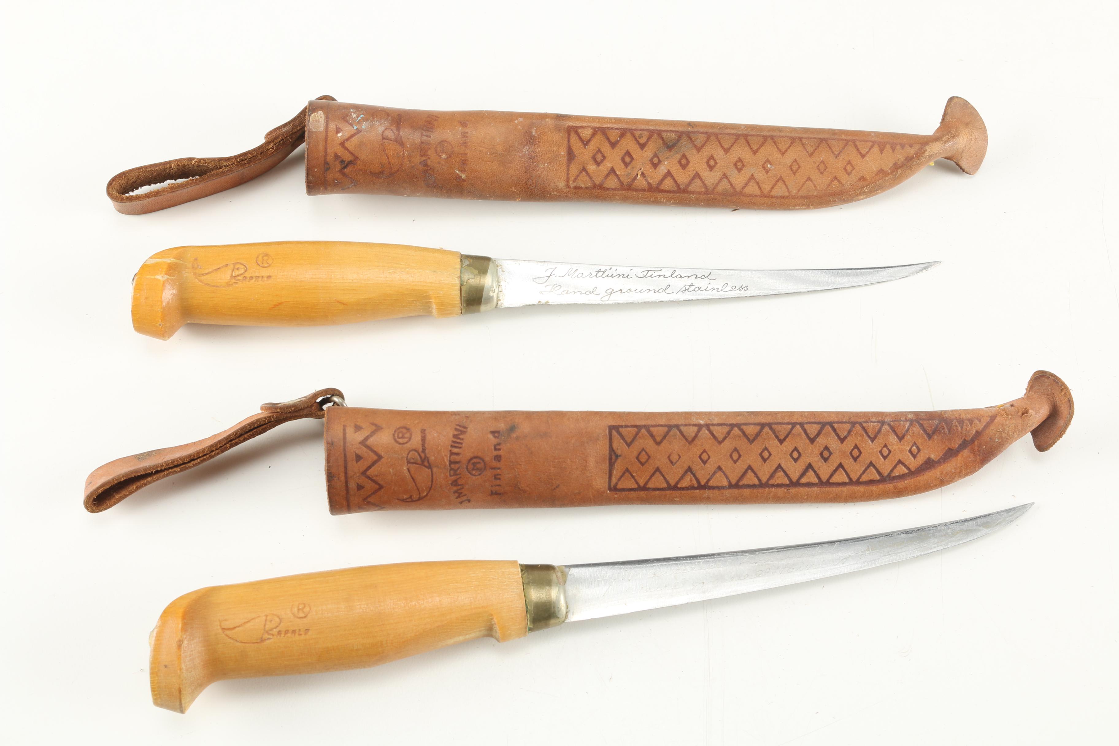 Fixed-Blade Knives Including Marttiini Rapala