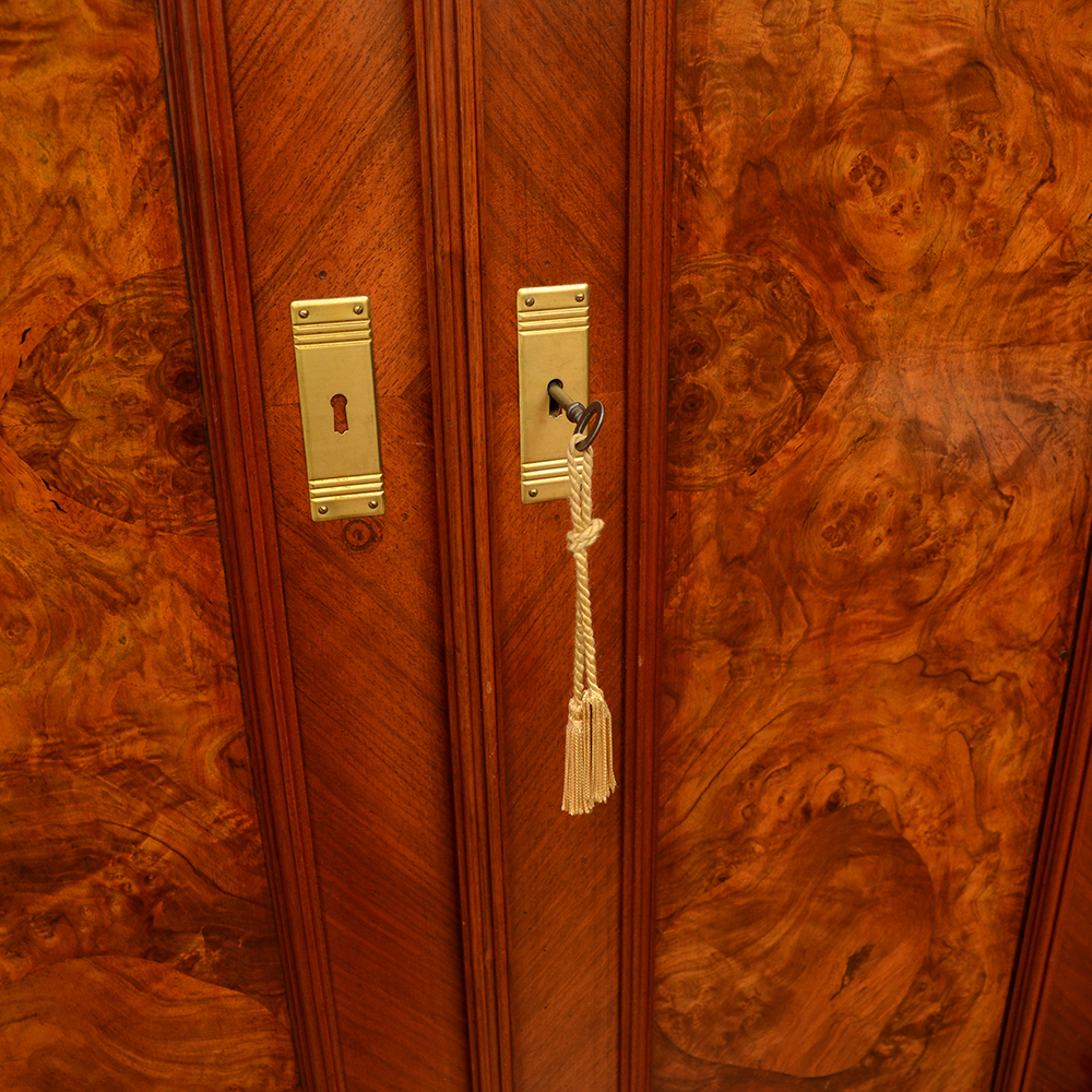 Empire Style Burled Armoire