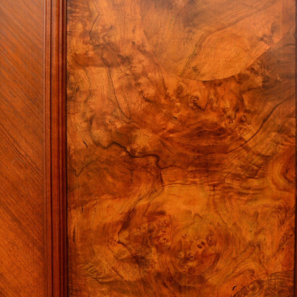 Empire Style Burled Armoire