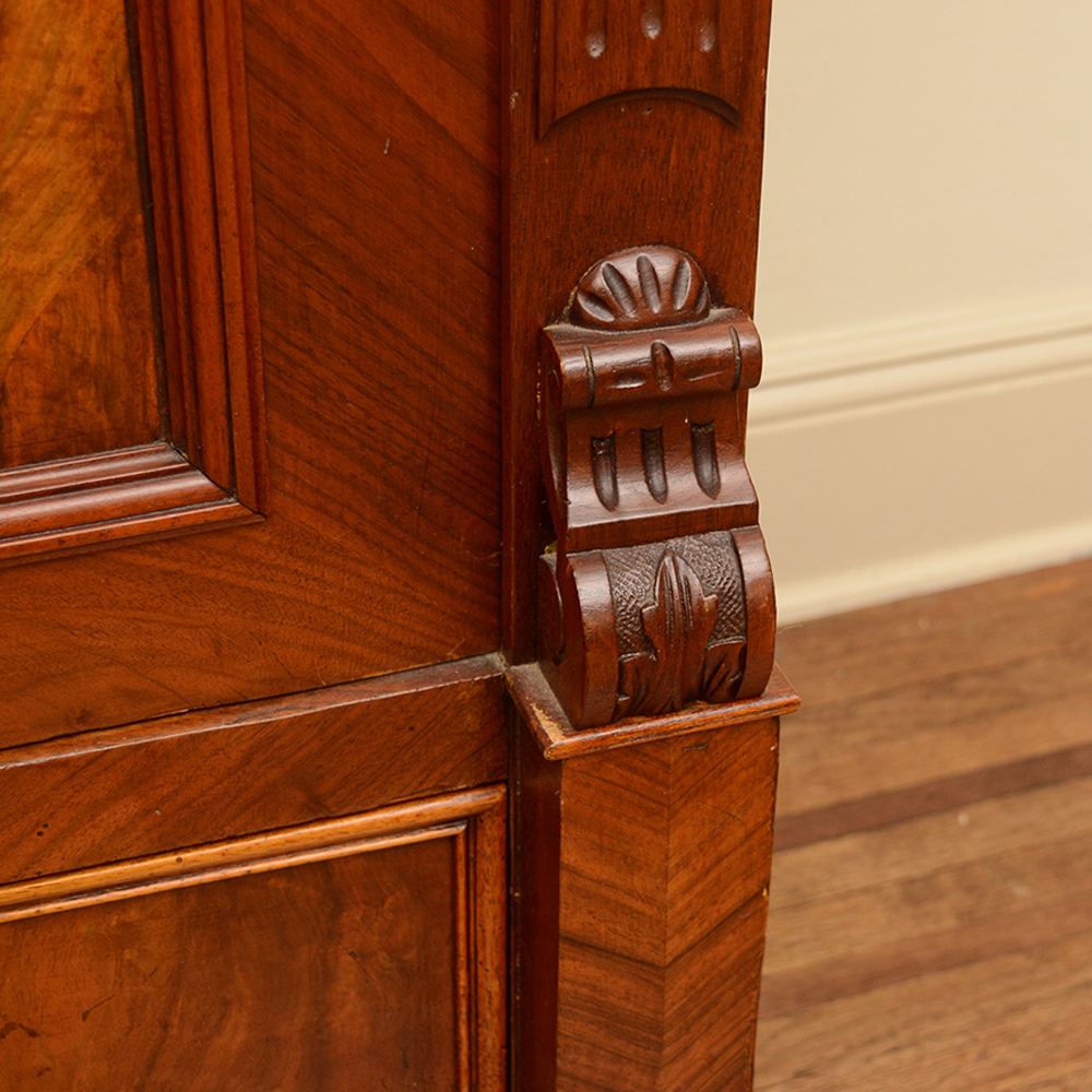 Empire Style Burled Armoire