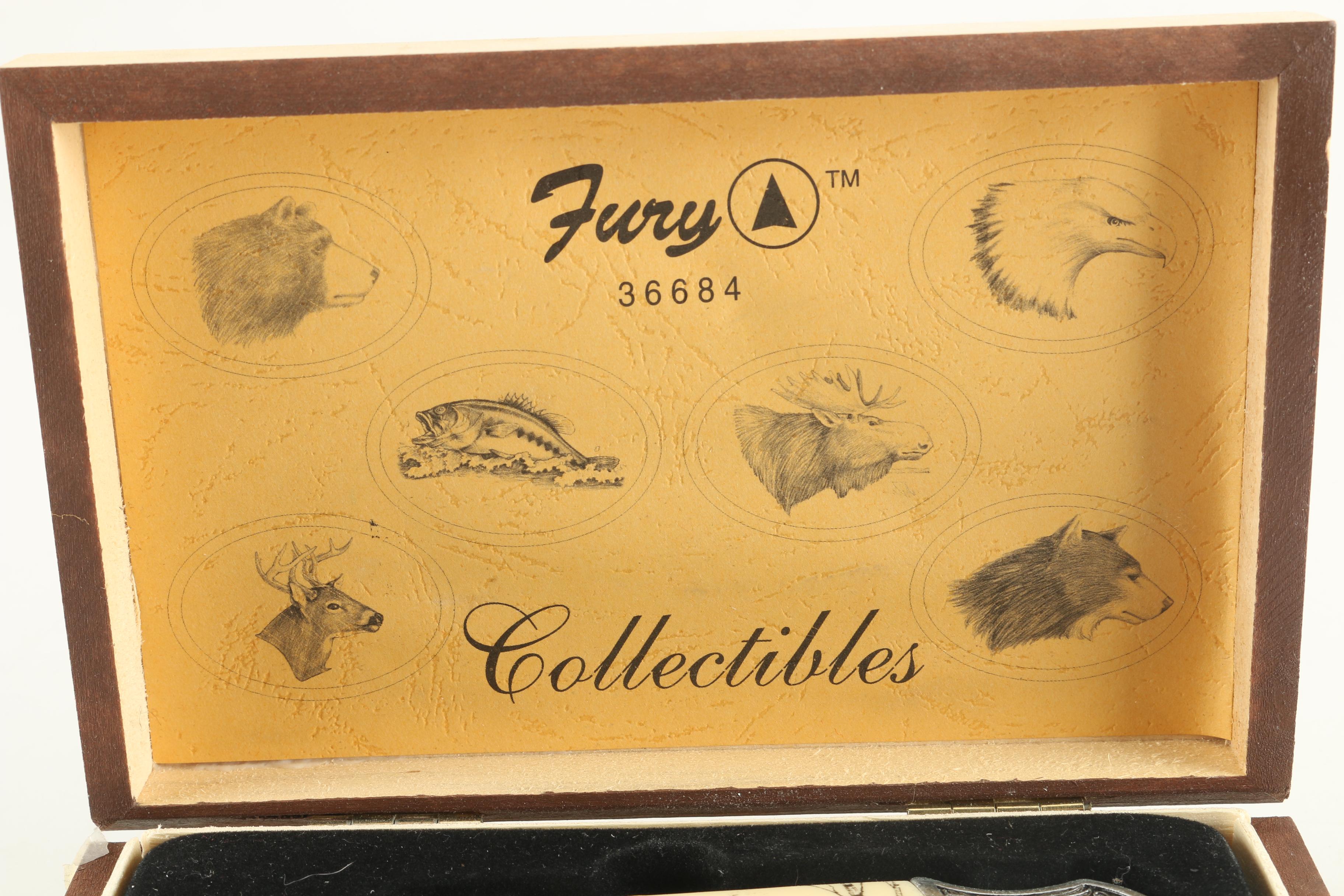 Fury Collectibles Folding Knife in Case