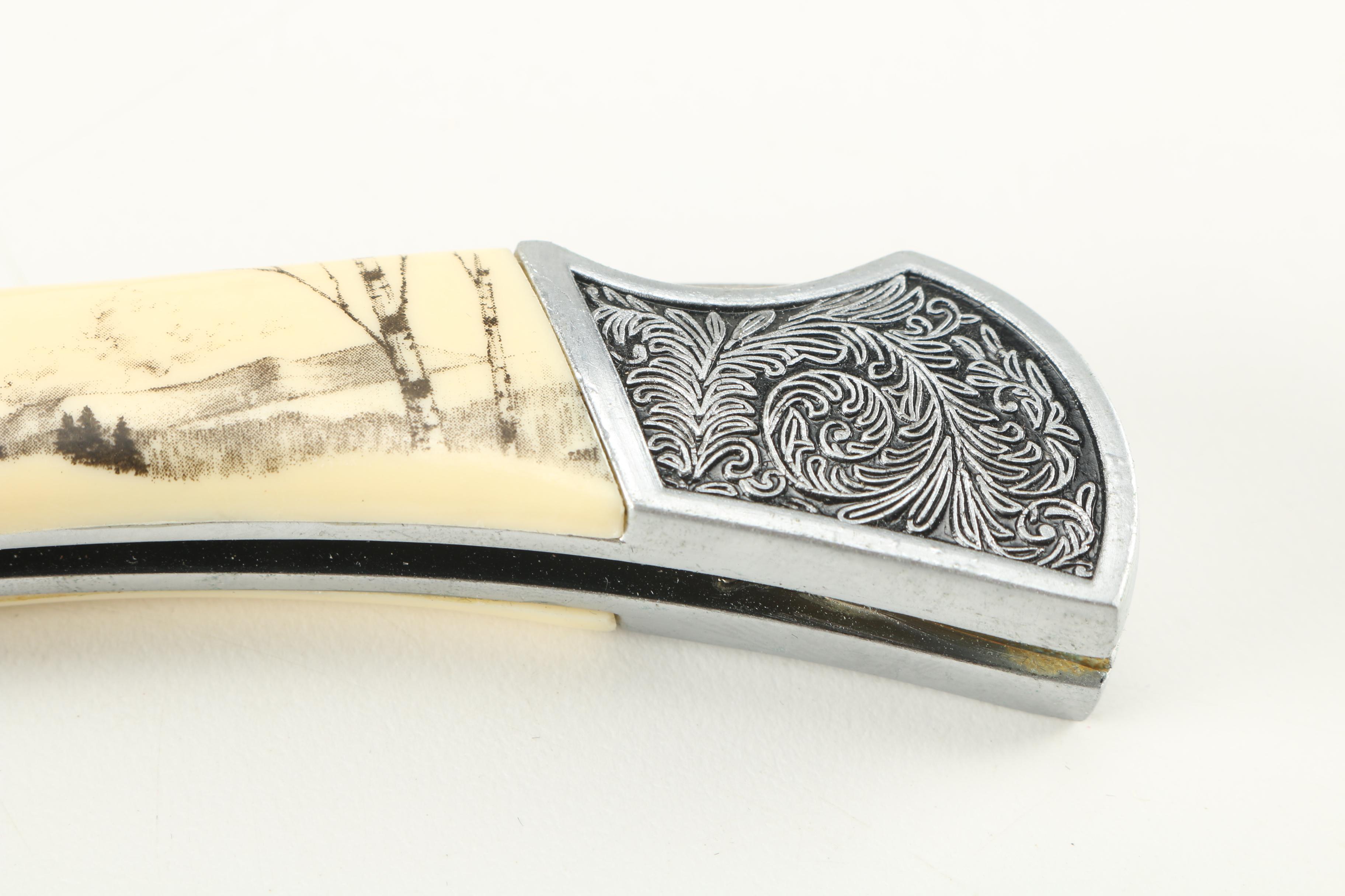 Fury Collectibles Folding Knife in Case