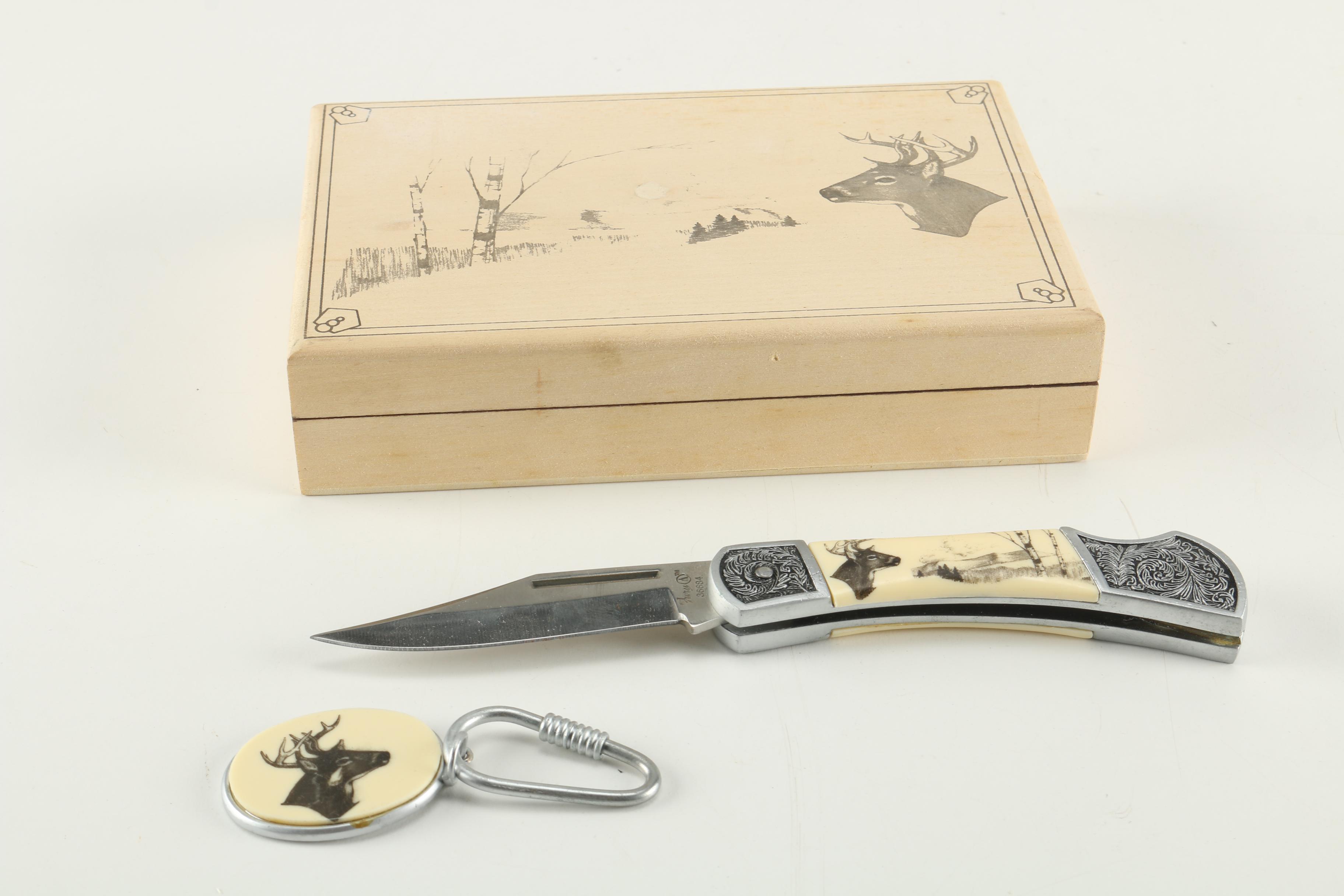 Fury Collectibles Folding Knife in Case