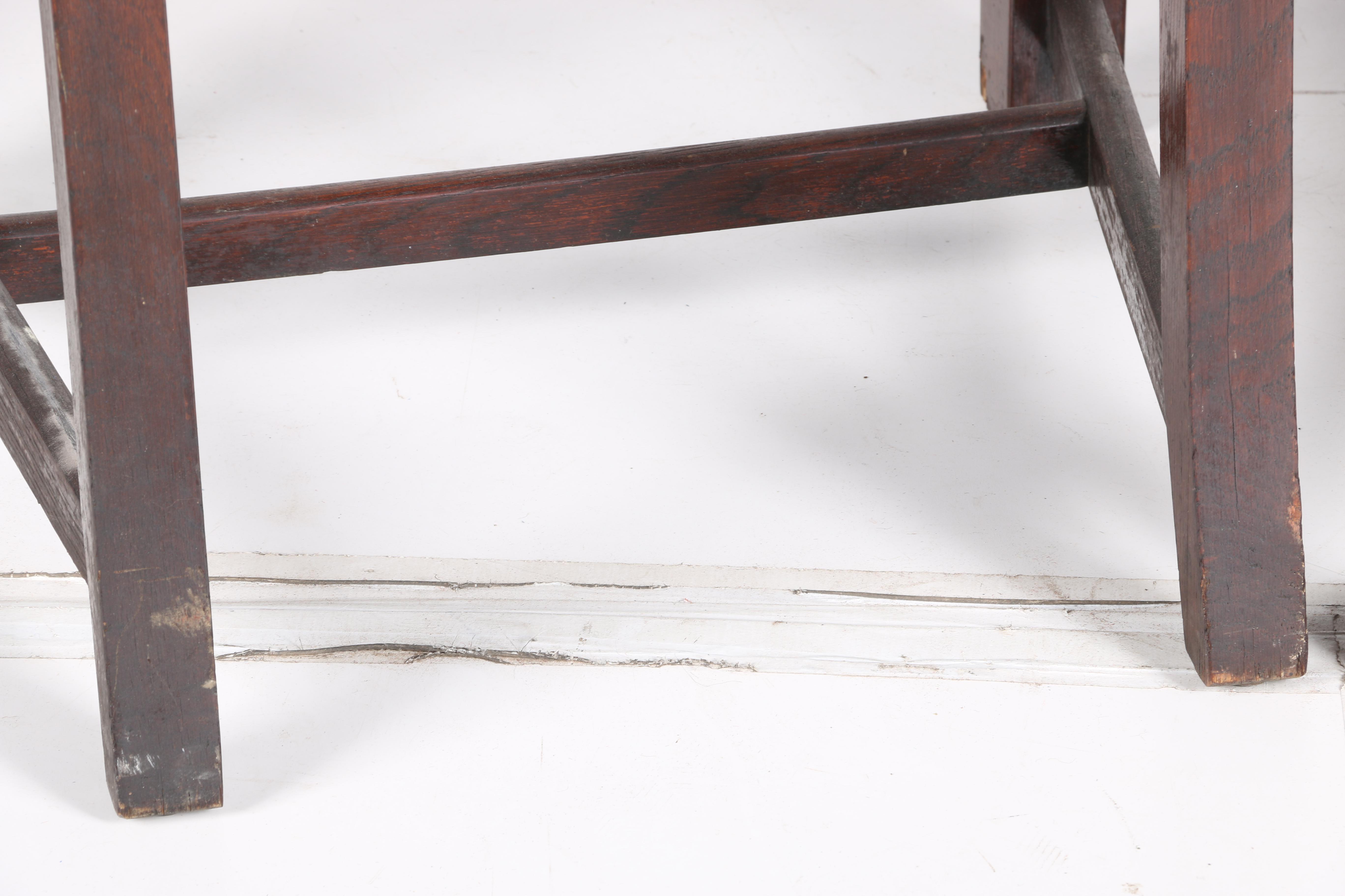 Vintage William and Mary Style Oak Dining Chairs