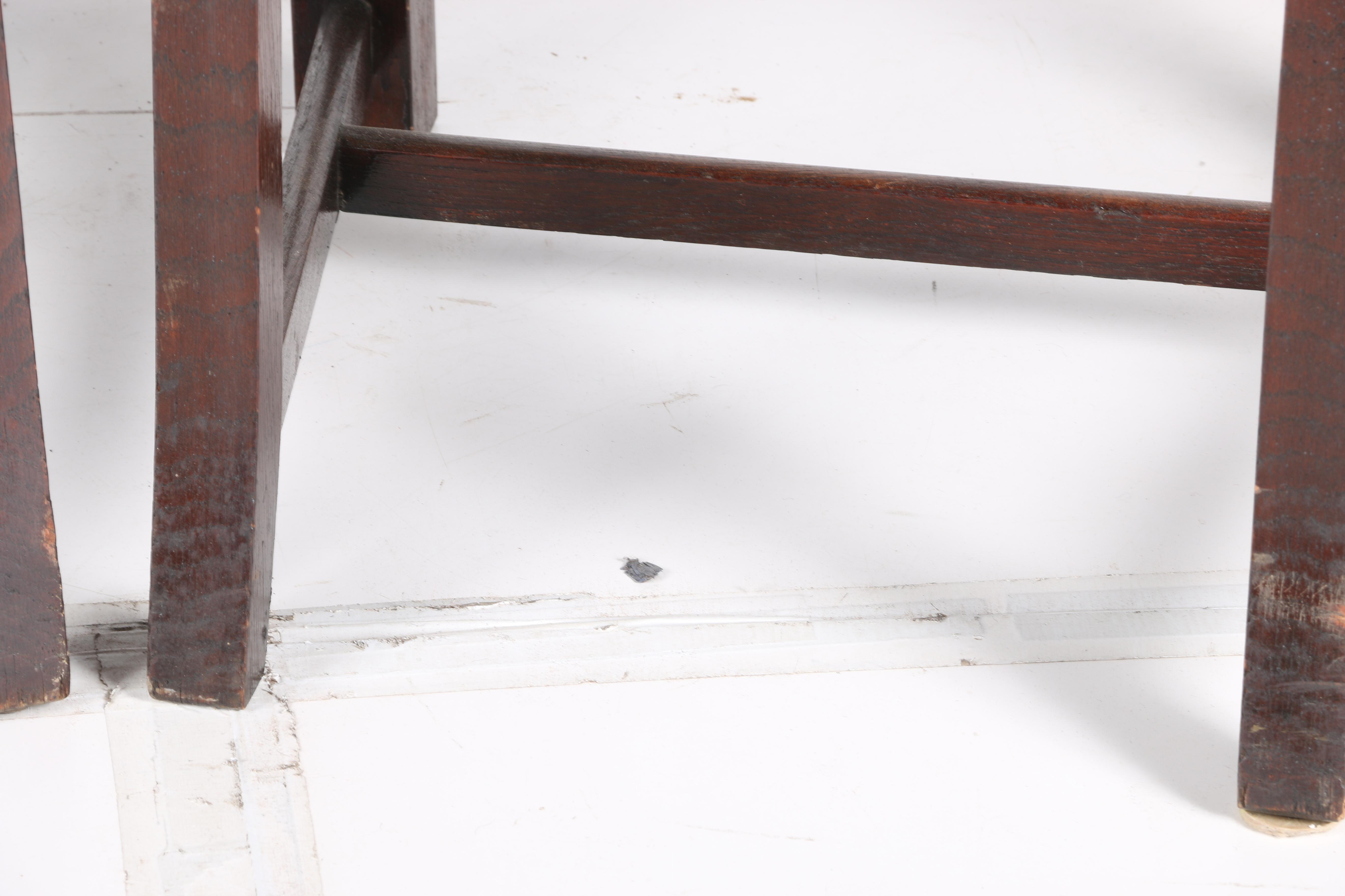 Vintage William and Mary Style Oak Dining Chairs