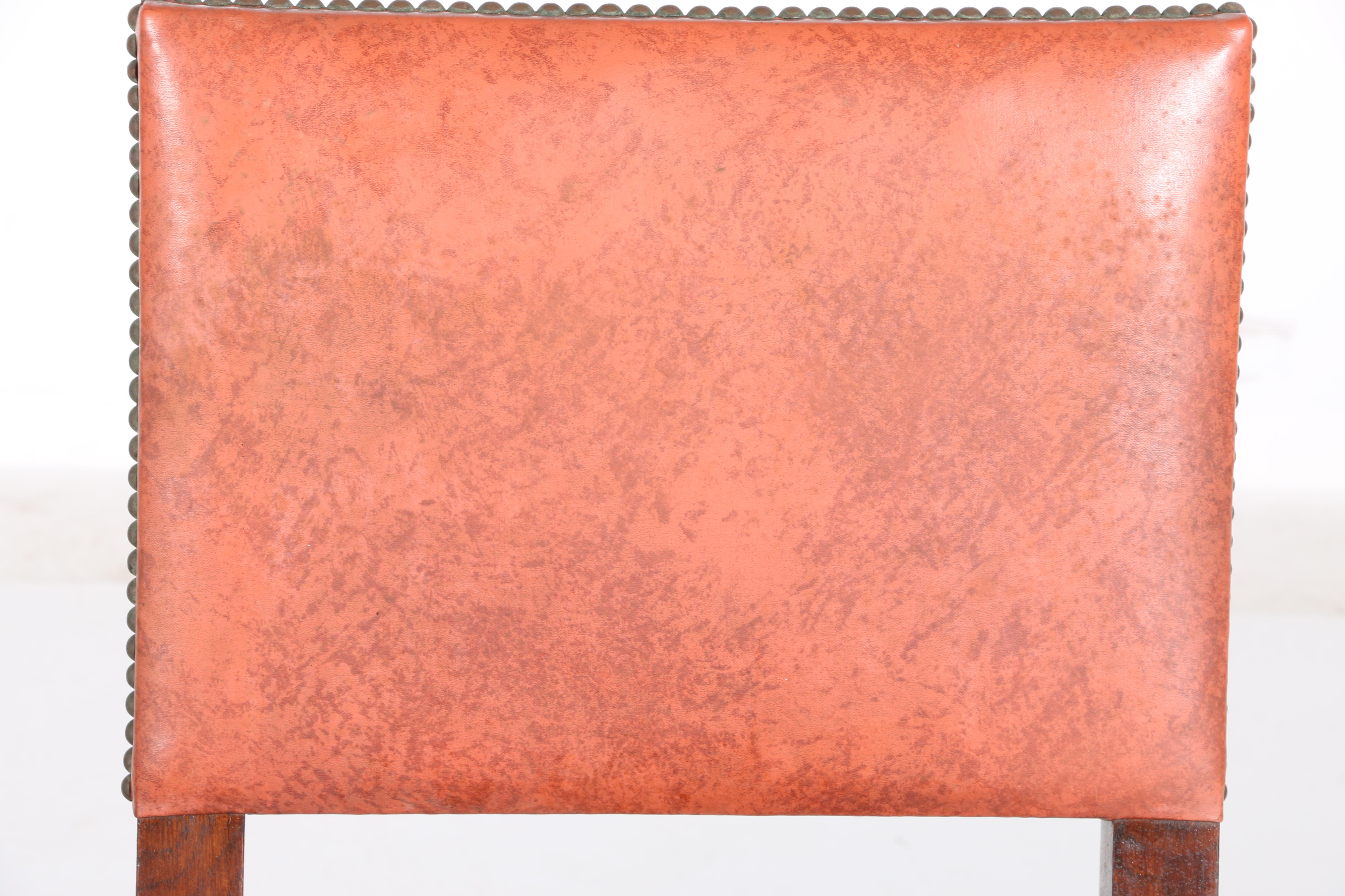 Vintage William and Mary Style Oak Dining Chairs