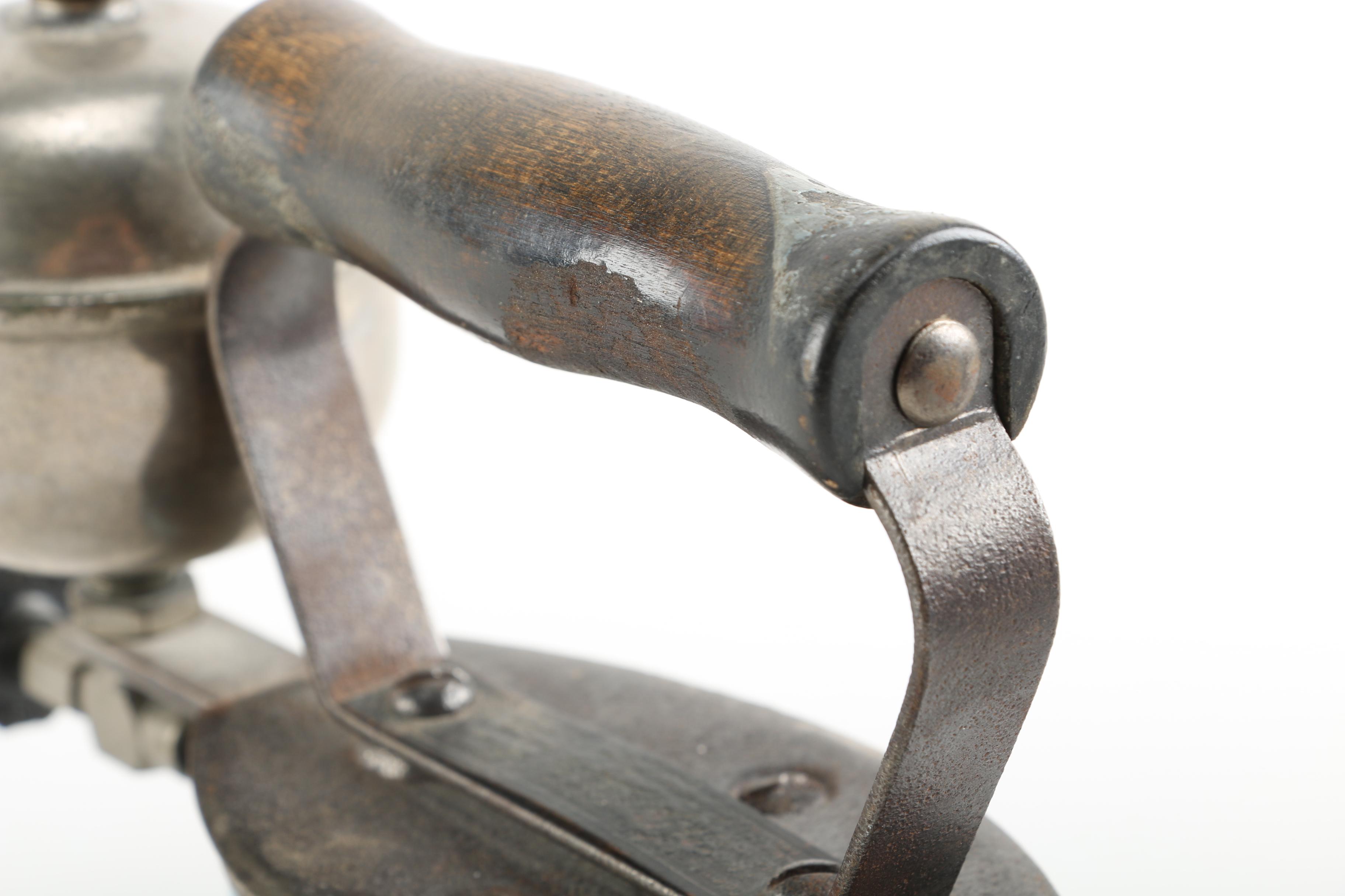 Assorted Vintage Irons Including Gas Powered